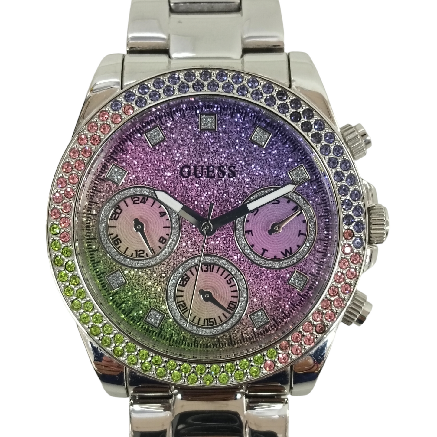 GUESS Wrist Watch GW0483L1 Ladies Silver Tone Analog