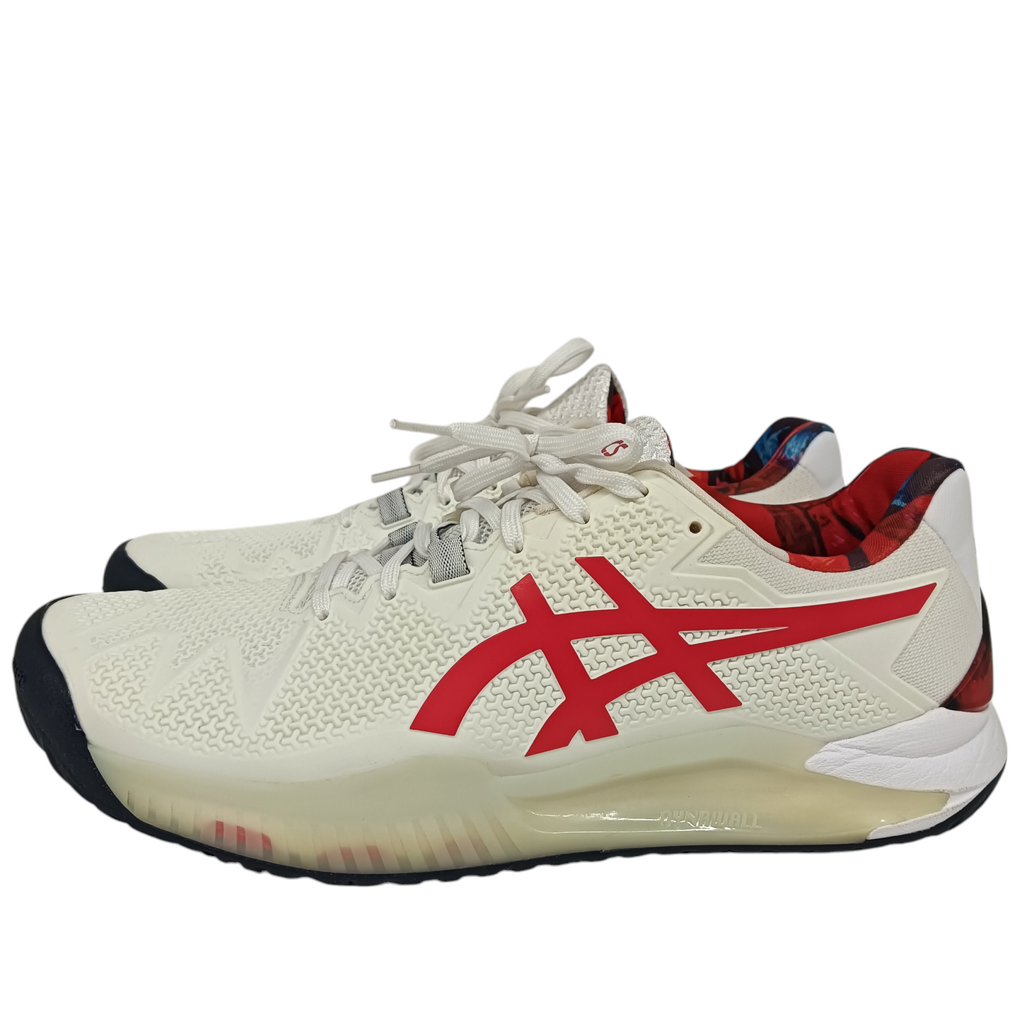 ASICS Sneaker Size 42 1041A292 Mens White/Red Rank AB