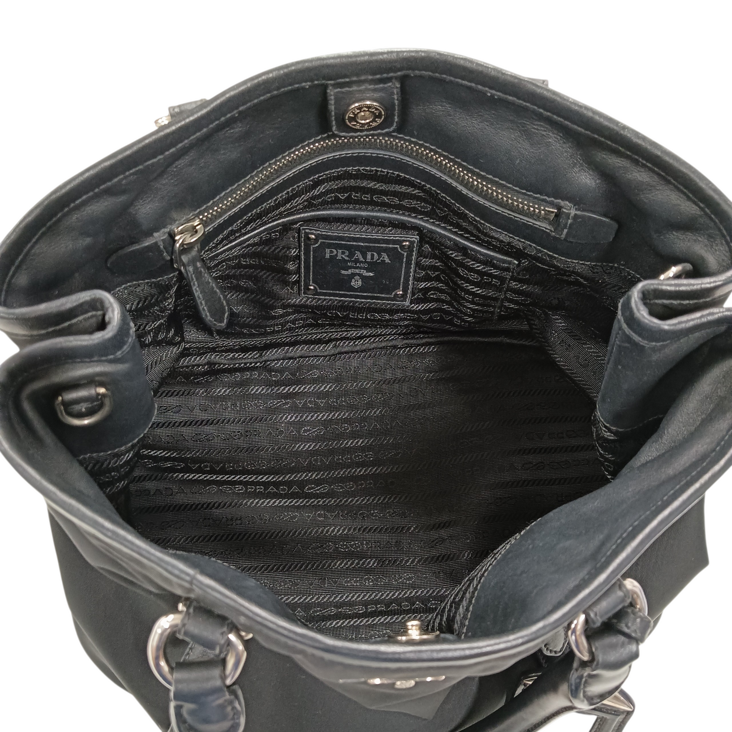 PRADA 2Way Bag Nylon Black 158