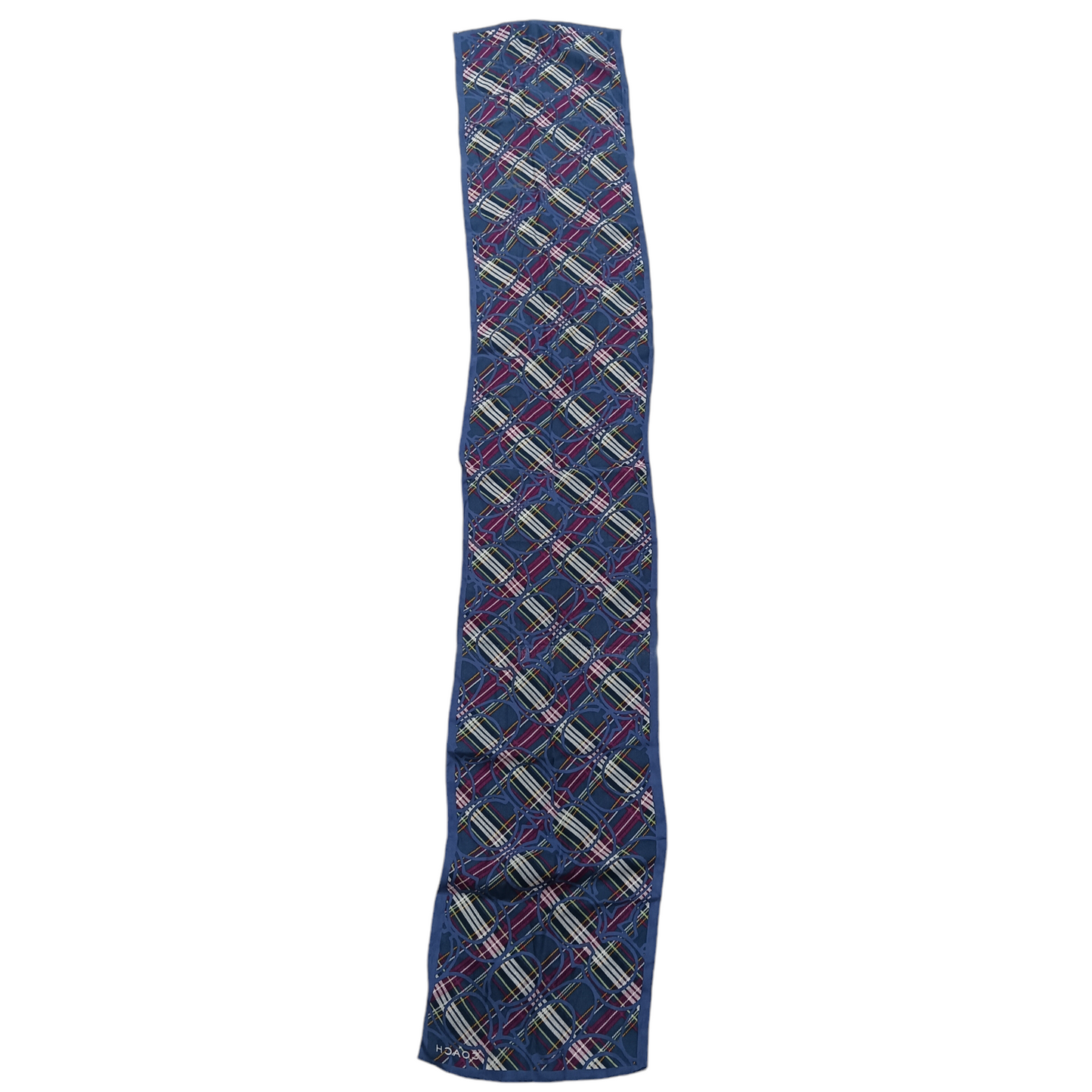COACH SCARF NAVY