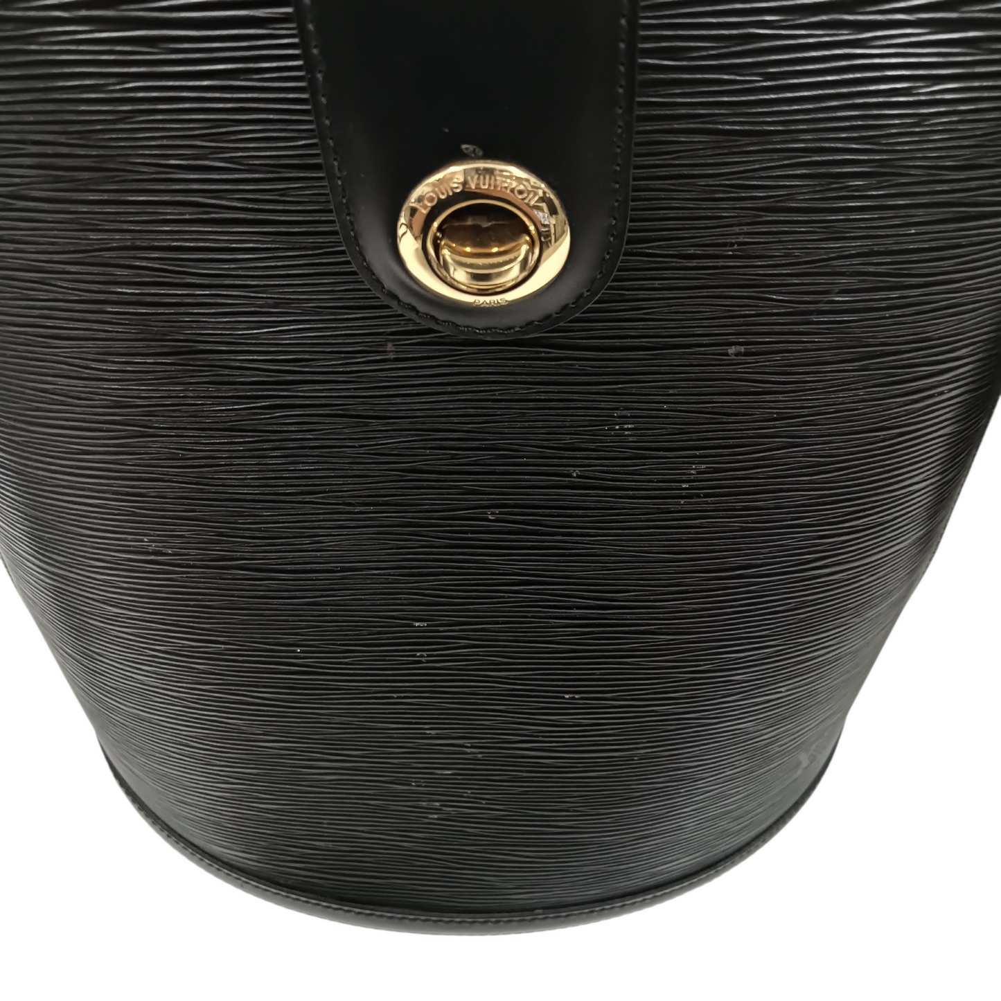 LOUIS VUITTON Shoulder Bag Epi M52252 Black VI0915