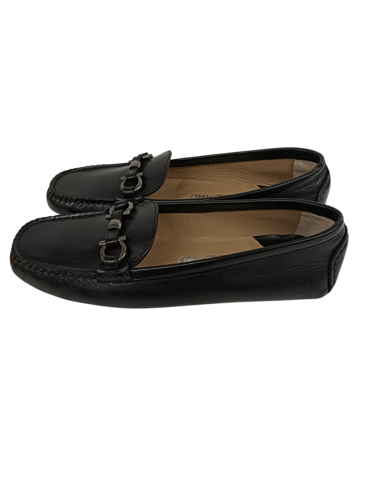 Salvatore Ferragamo Shoes Size 5 1/2 SN29649 Black