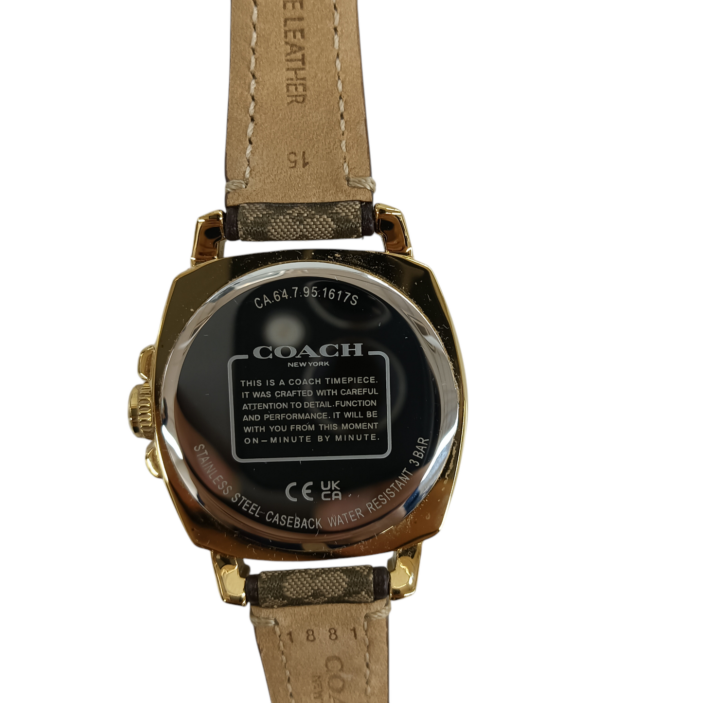 COACH WRIST WATCH Gold CA.61.7.95.1617s Rank (A)