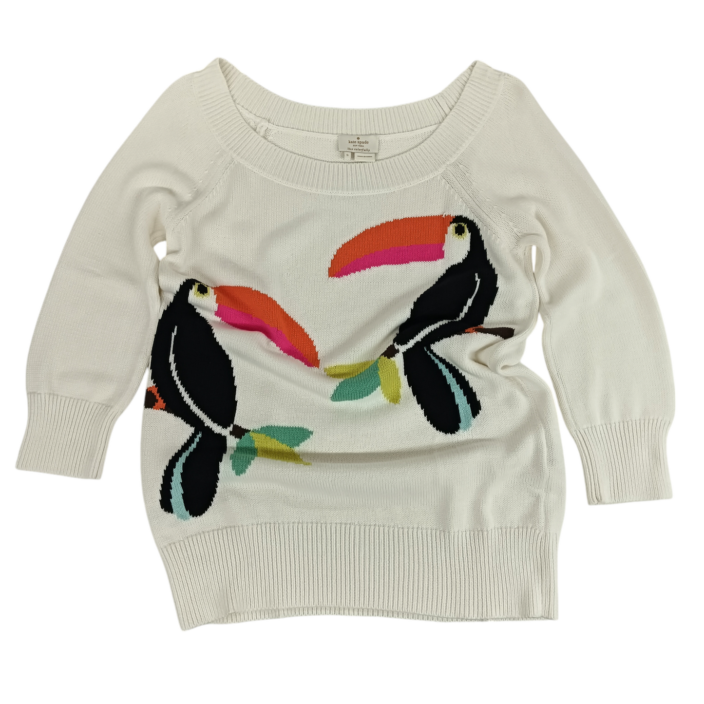 KATE SPADE Knitwear SIZE S Lady's White MJMU3862