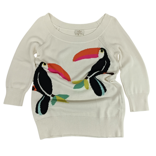 KATE SPADE Knitwear SIZE S Lady's White MJMU3862