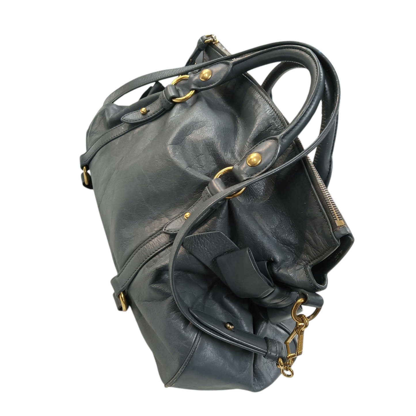 MIU MIU 2Way Bag Gray 197