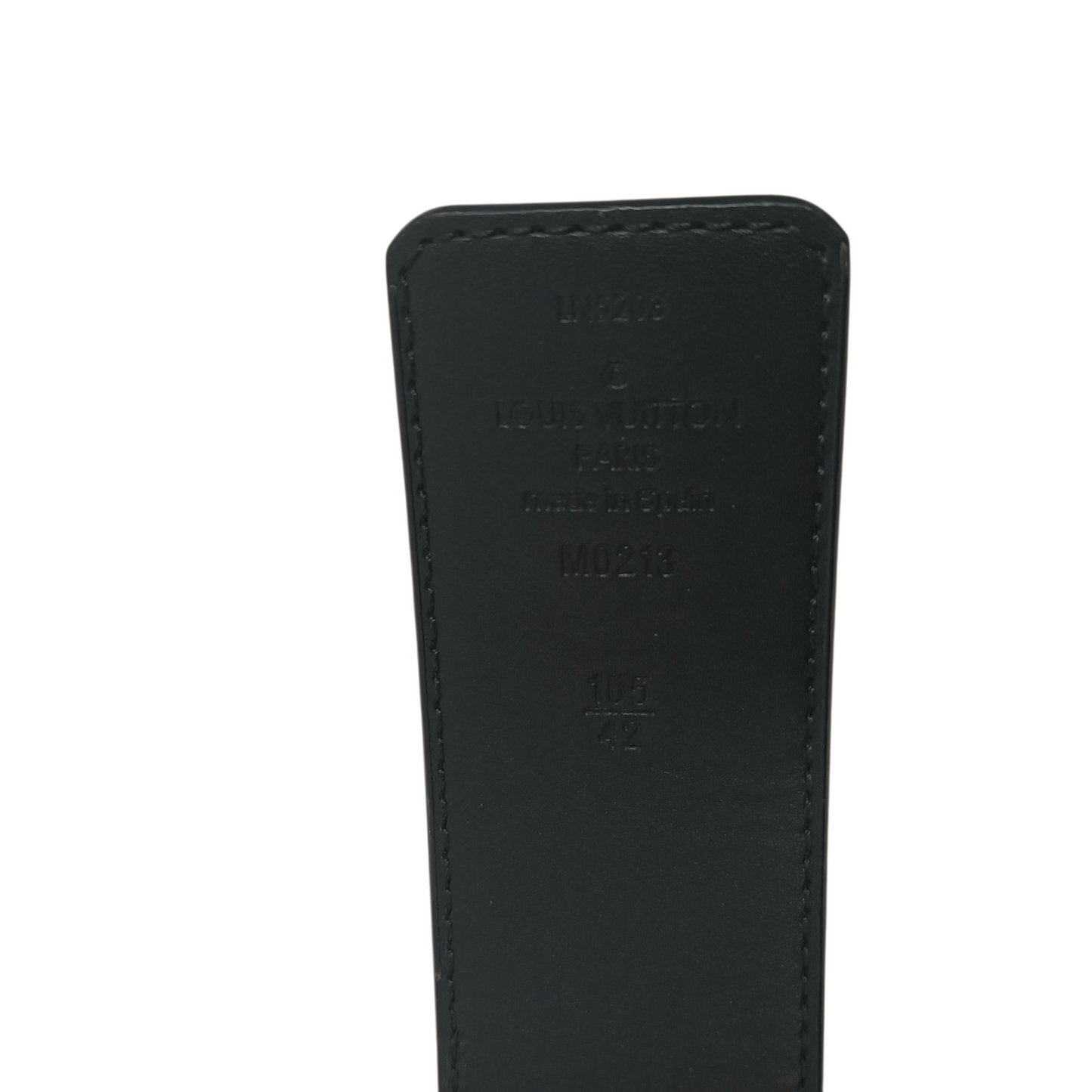 LOUIS VUITTON Belt 105/42 M0213/LN5203 Black