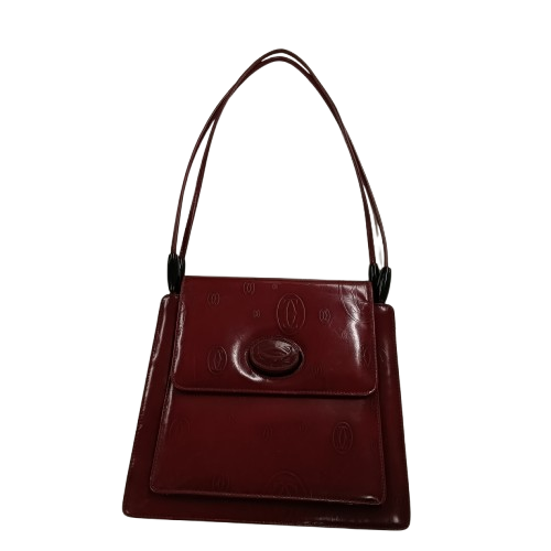 Cartier Shoulder Bag MUST Red **Damage