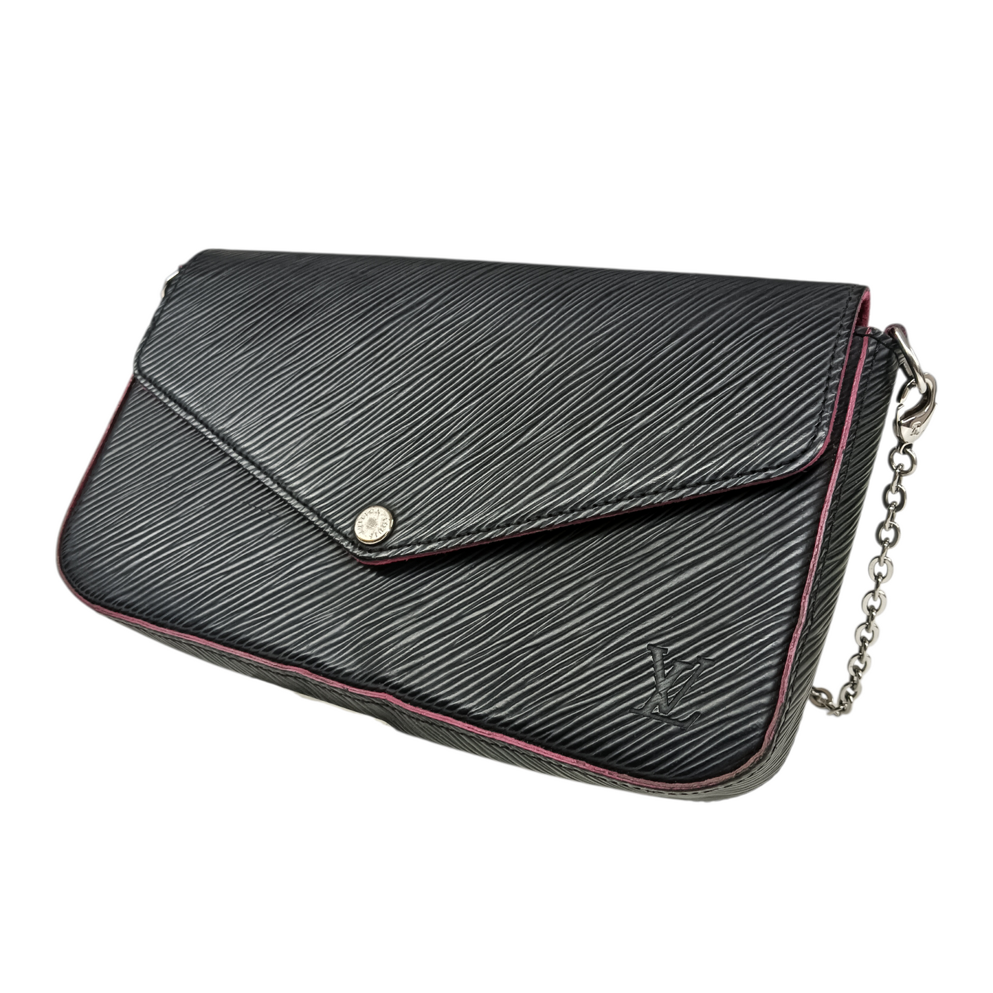 LOUIS VUITTON Shoulder Bag EPI M64579 Black*Scratch*