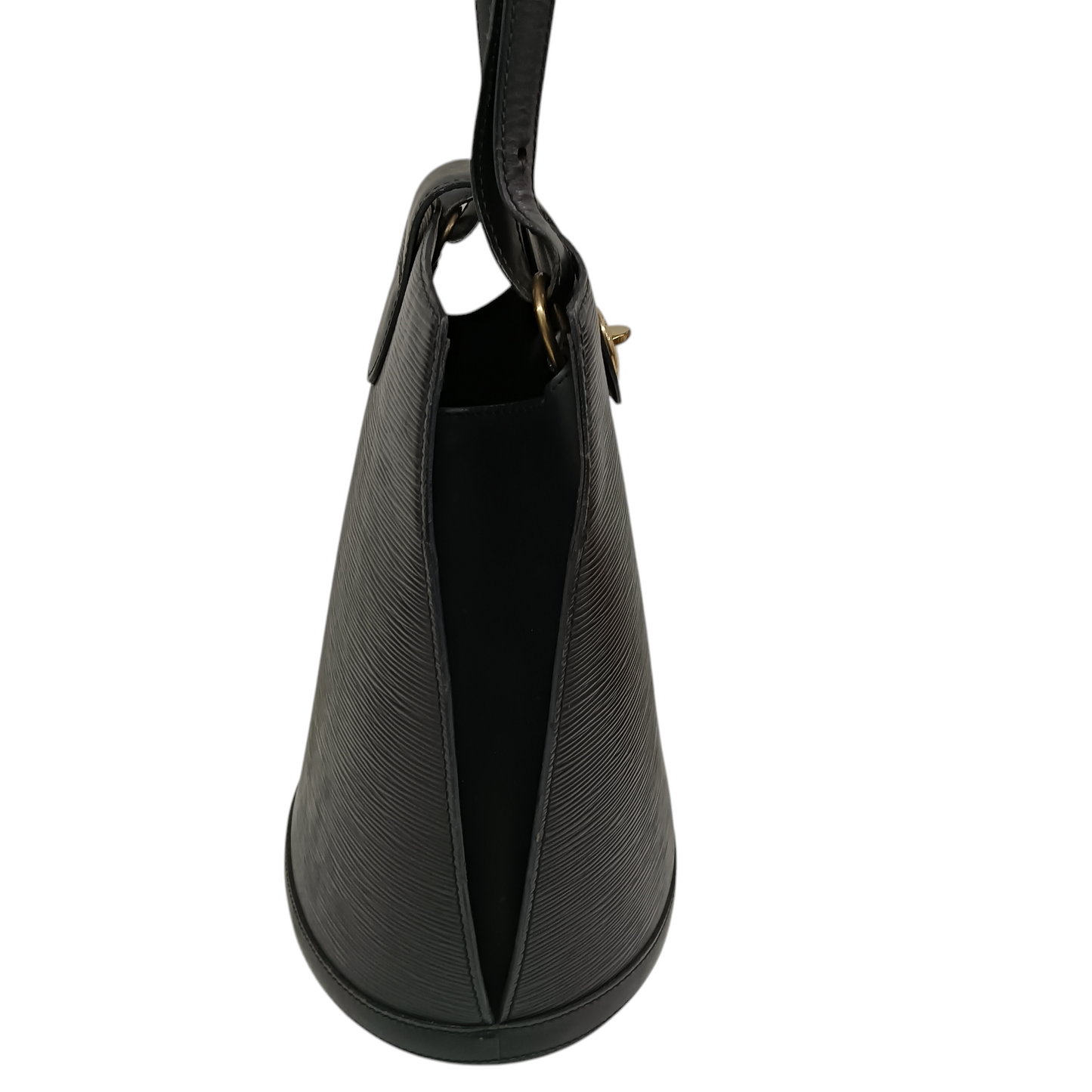 LOUIS VUITTON Shoulder Bag Epi M52252 Rank (C) Black Inside Damage VI1905