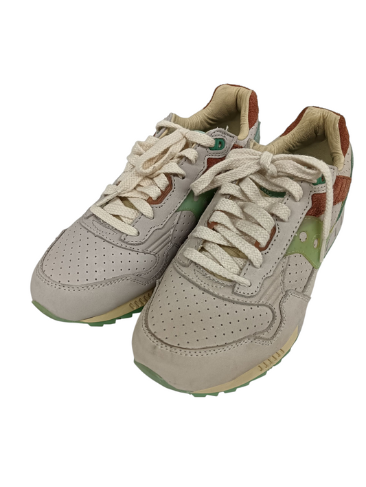 SAUCONY Sneaker 8US S70701-1 Lady's Beige/Green