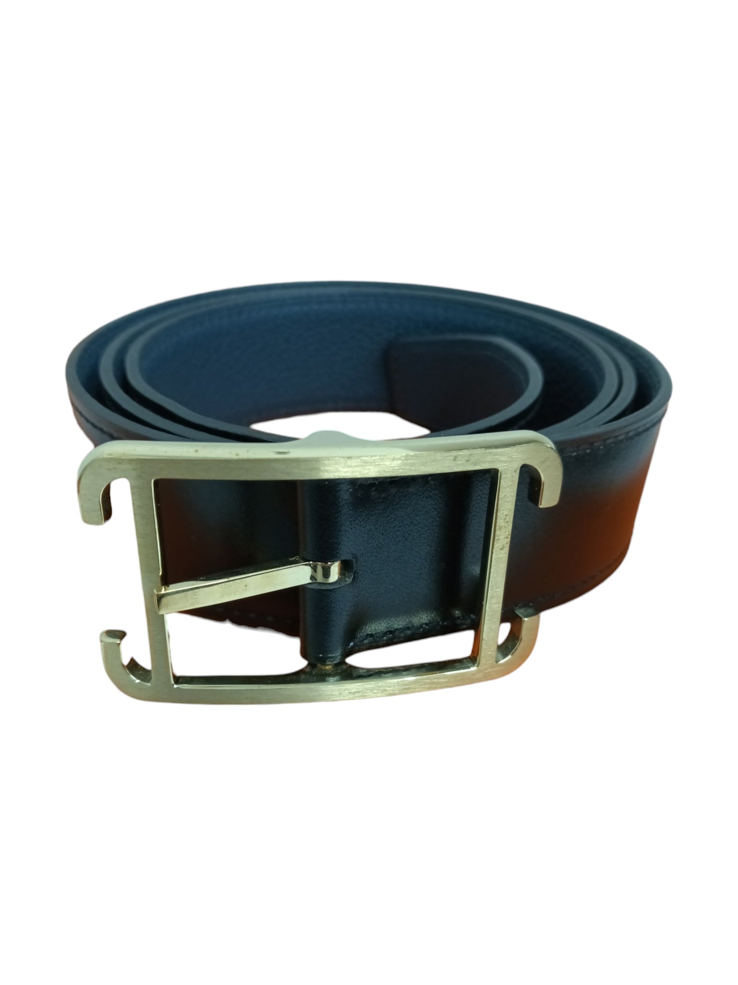 HERMES BELT VLACK/NAVY C TY 440 AB