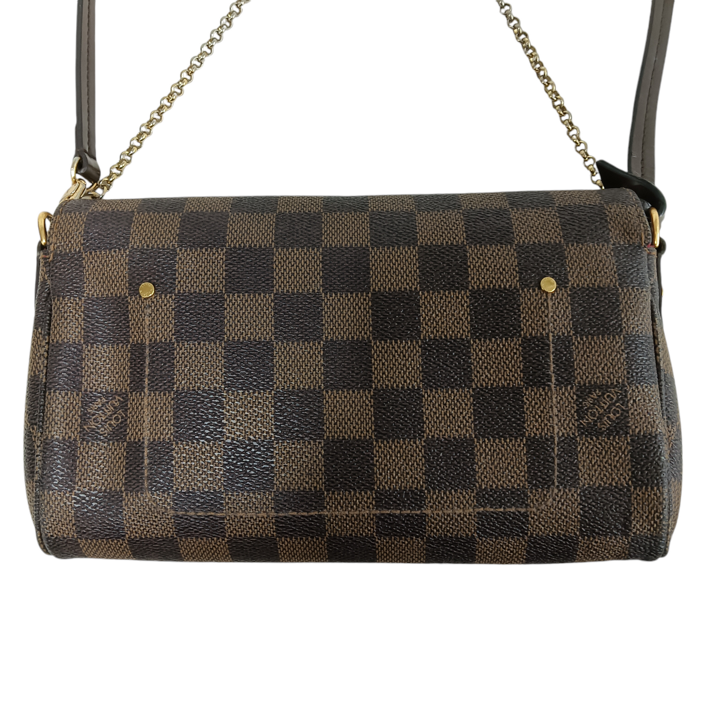 LOUIS VUITTON Shoulder Bag Damier N41129 Brown SP0099 Rank B *Scratch