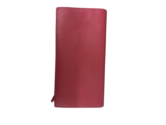 PRADA Card Case Pink Scratch