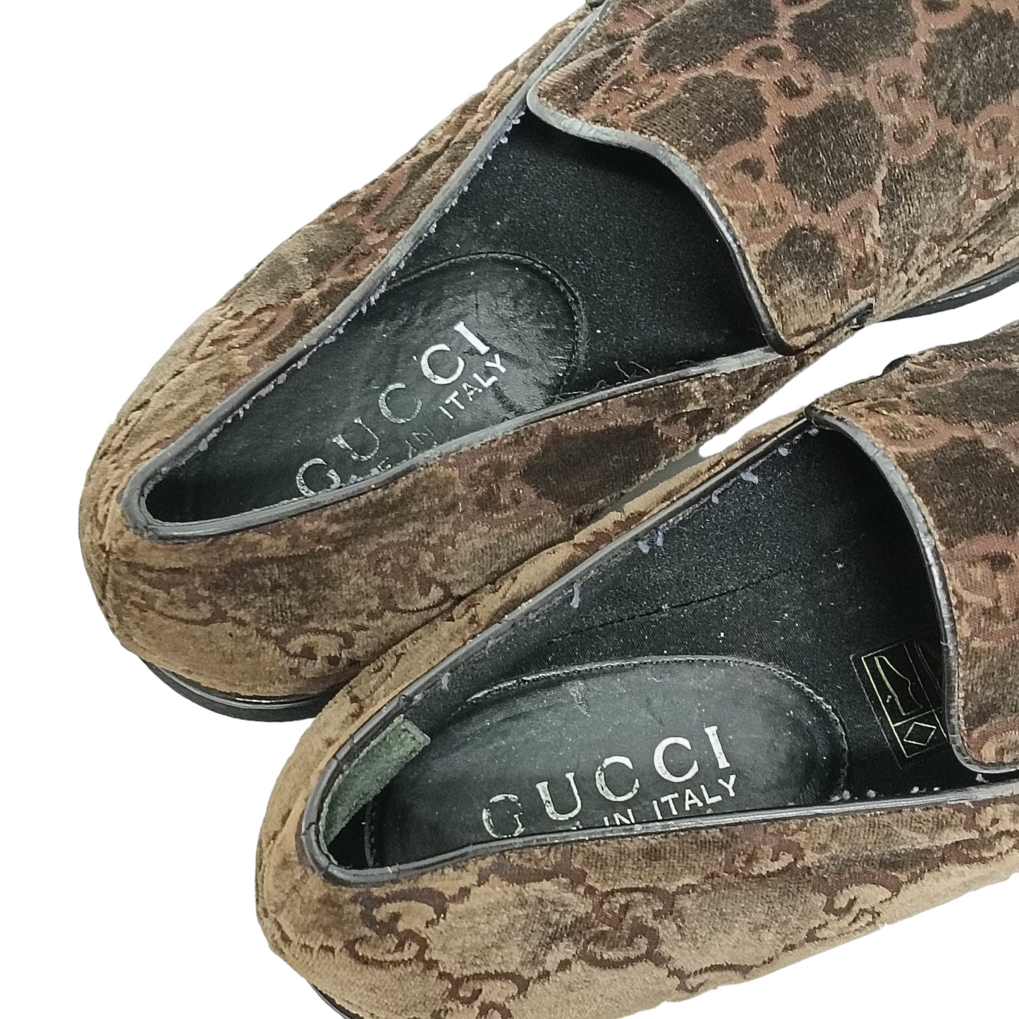 GUCCI Loafers Lady's Brown Size 35