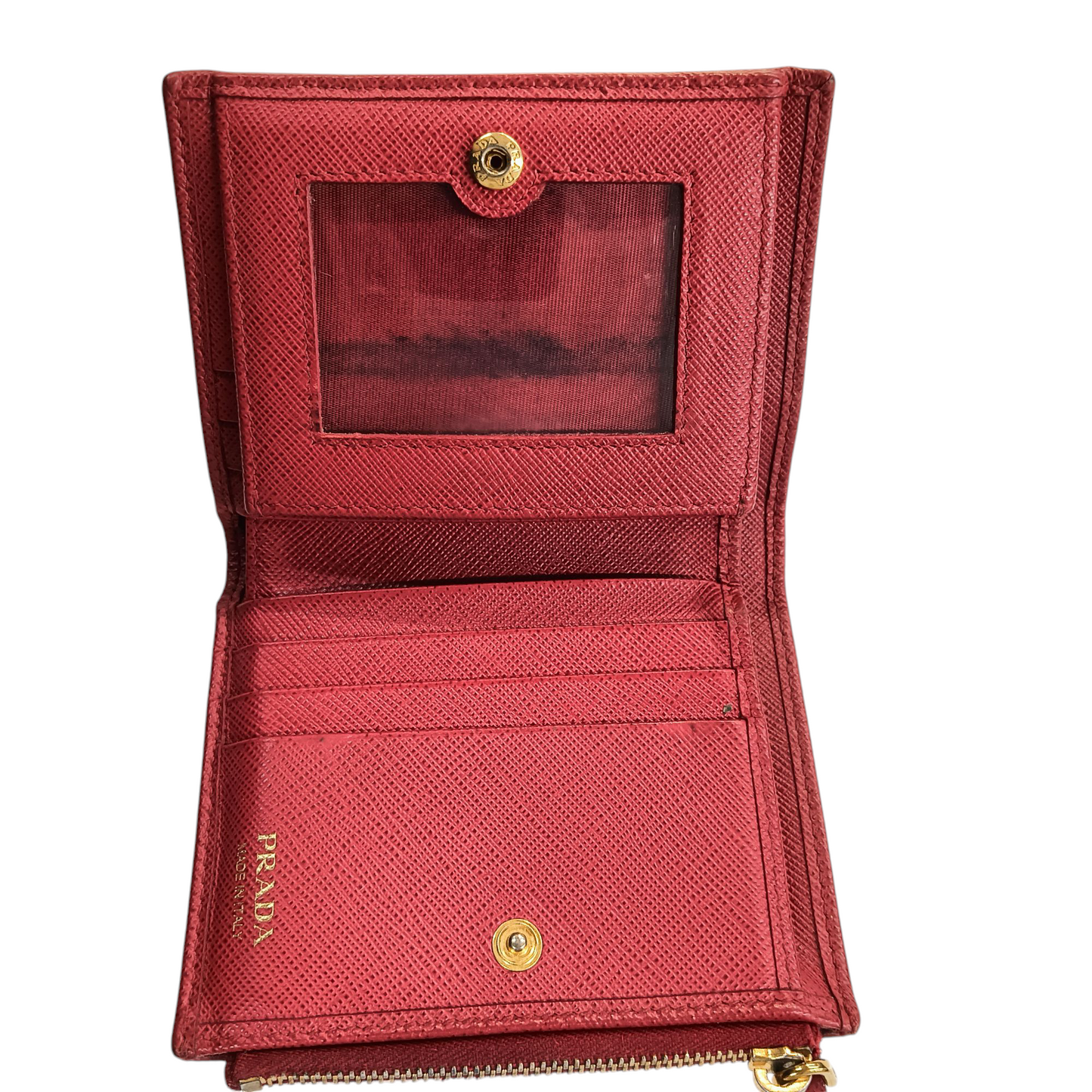 PRADA Wallet 42A Red
