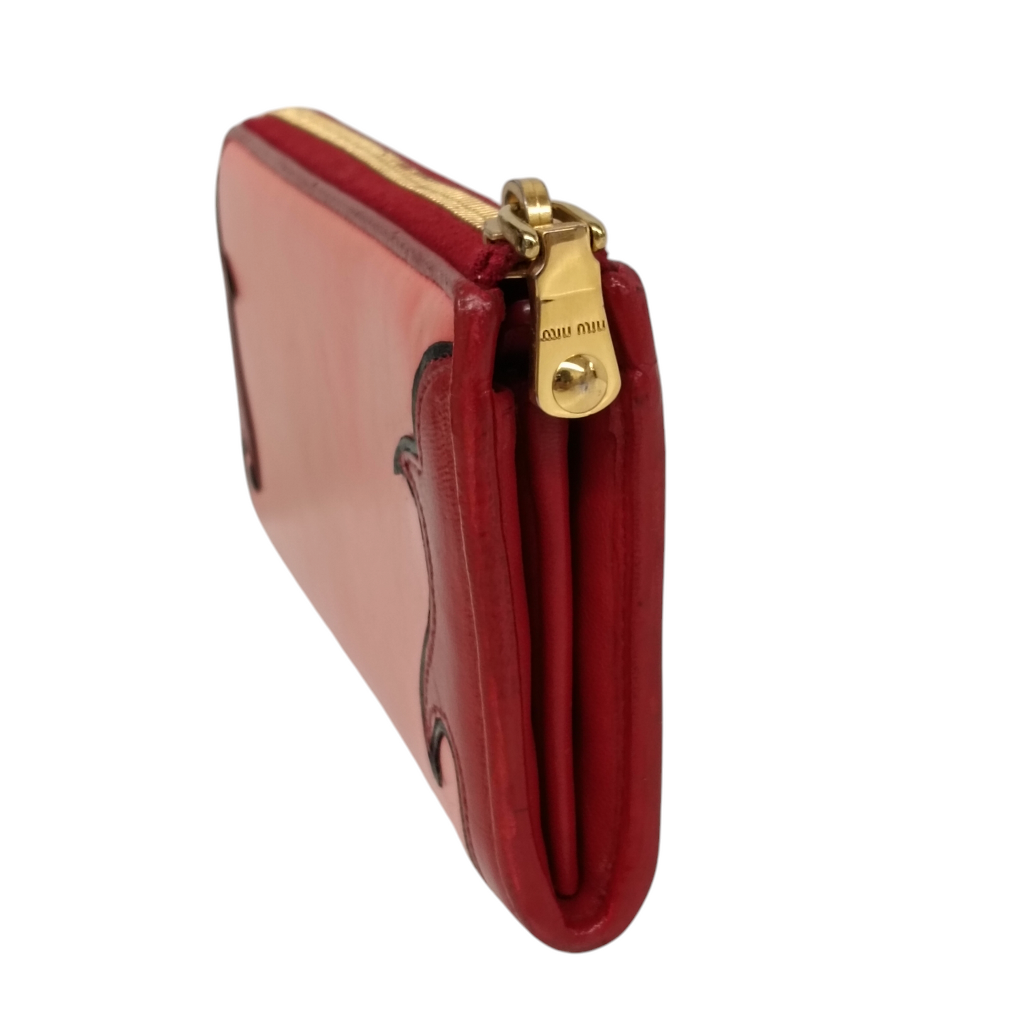 MIU MIU Long Wallet Red 197