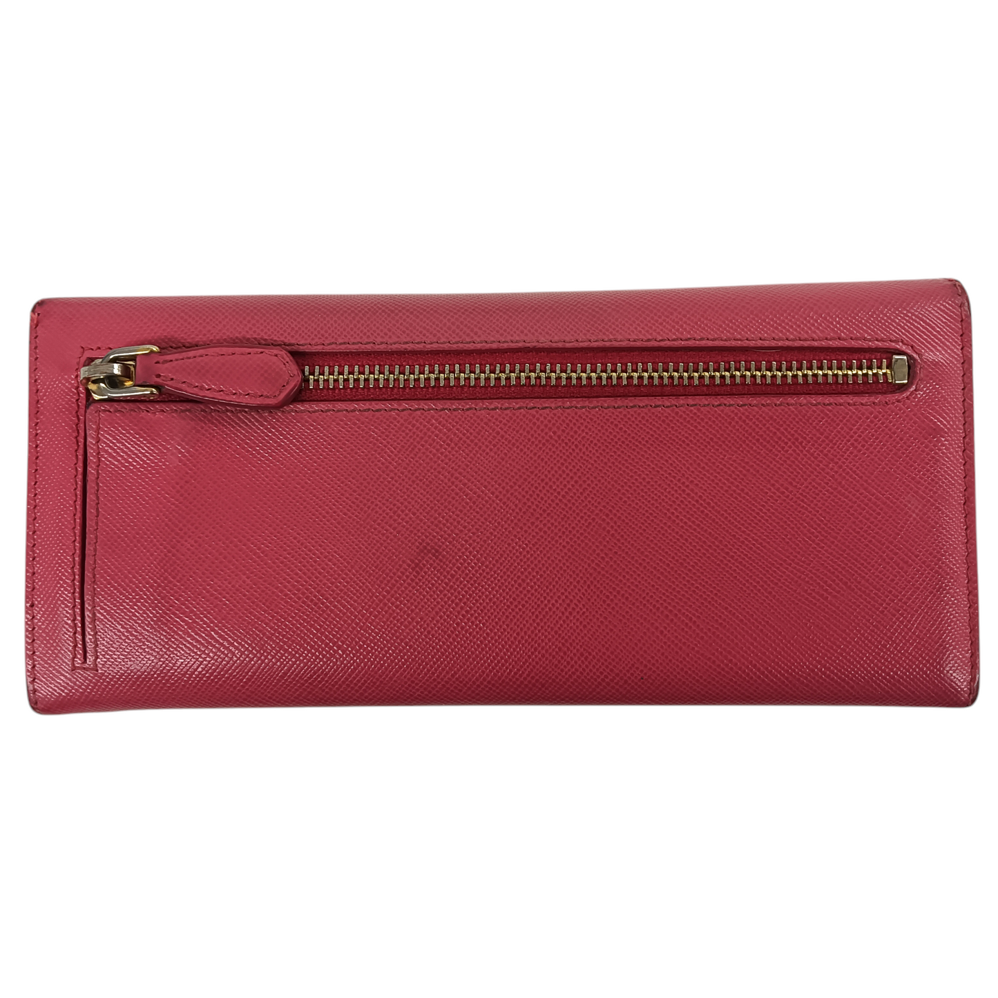 PRADA Long Wallet Rank (BC) Pink *Damage 184