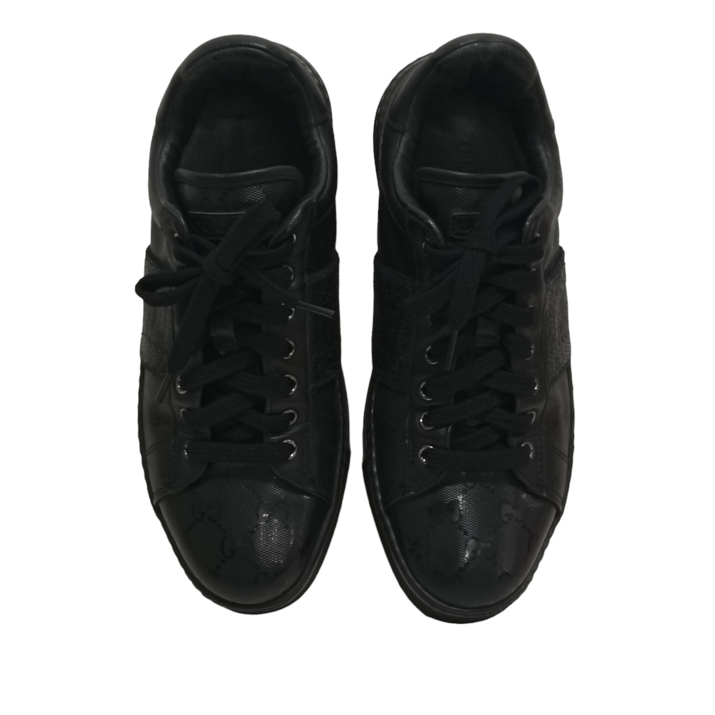 GUCCI Sneaker Lady's Black Size 38.5 227988