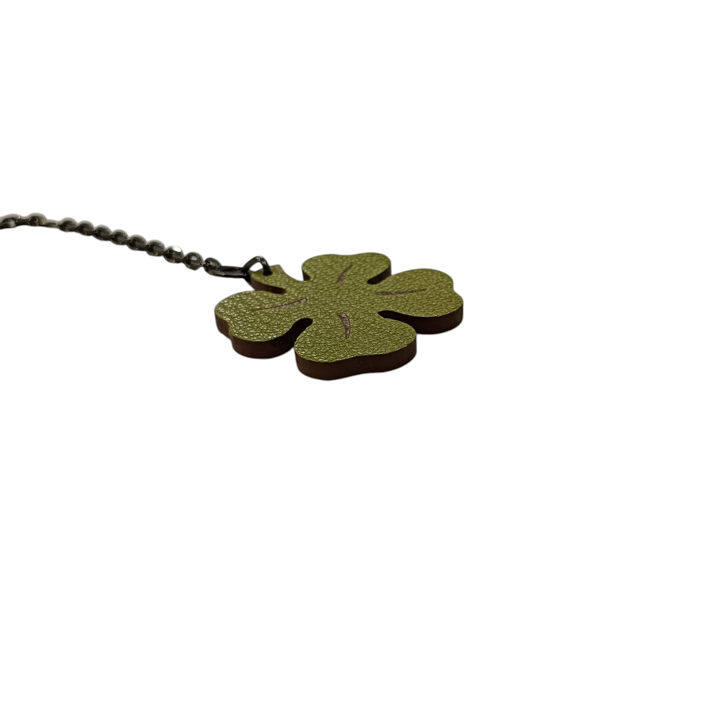 HERMES Key Ring Green/Orange