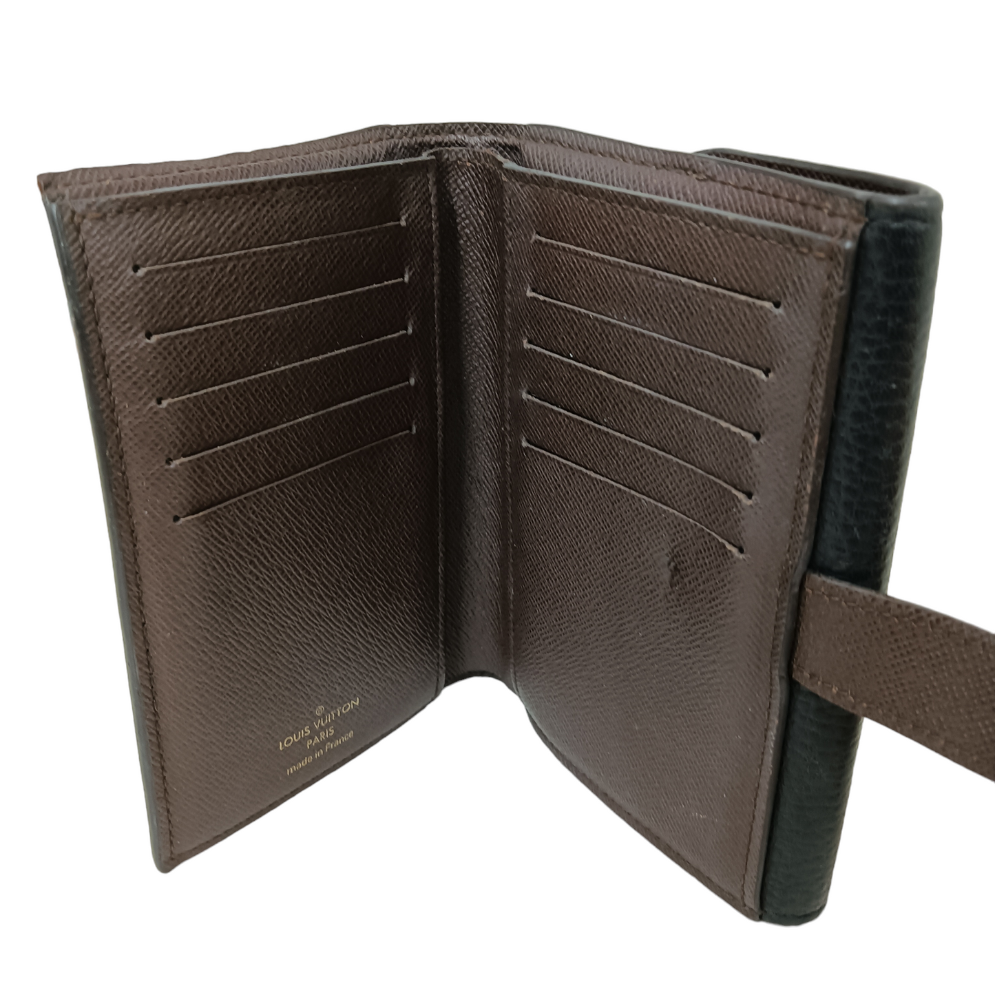 LOUIS VUITTON Wallet Damier N60044 Brown SP0147 *Syticky*