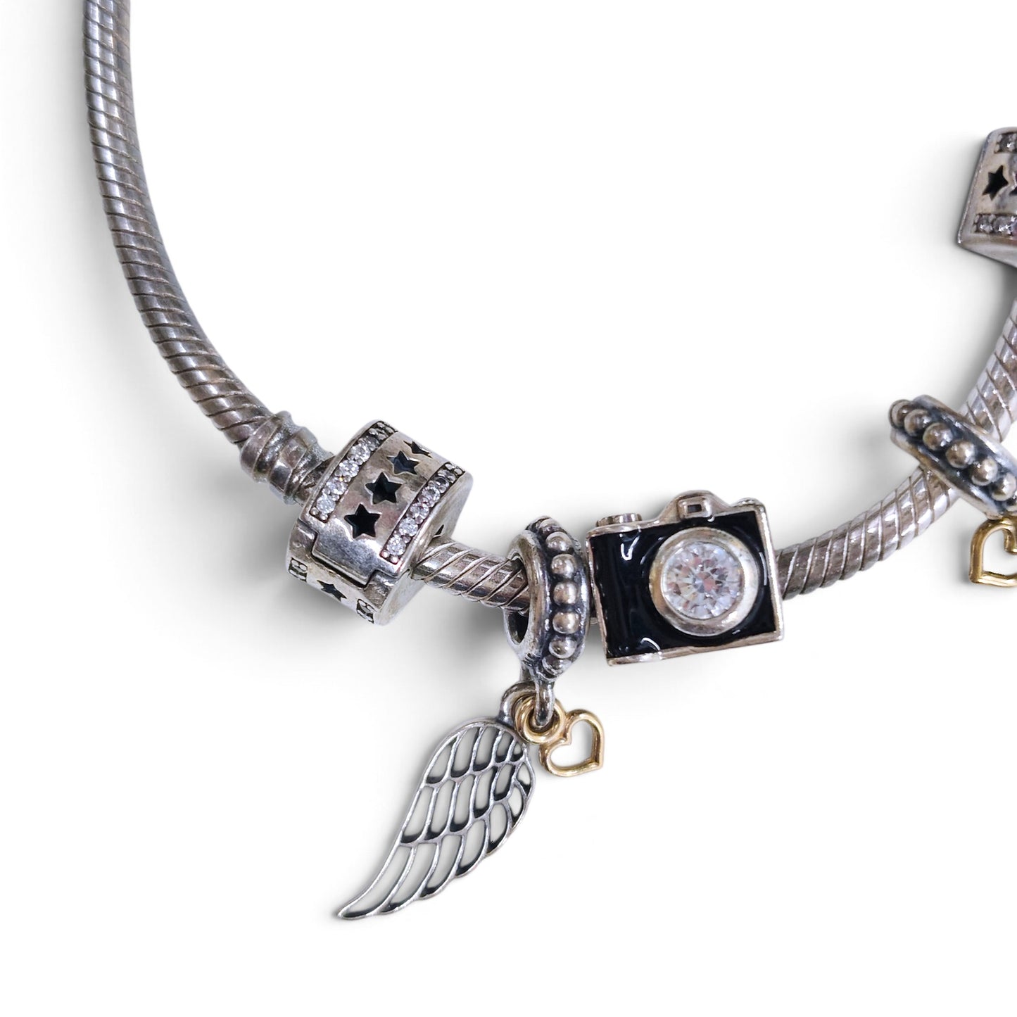 PANDORA Bracelet Silver Charm 5P Set