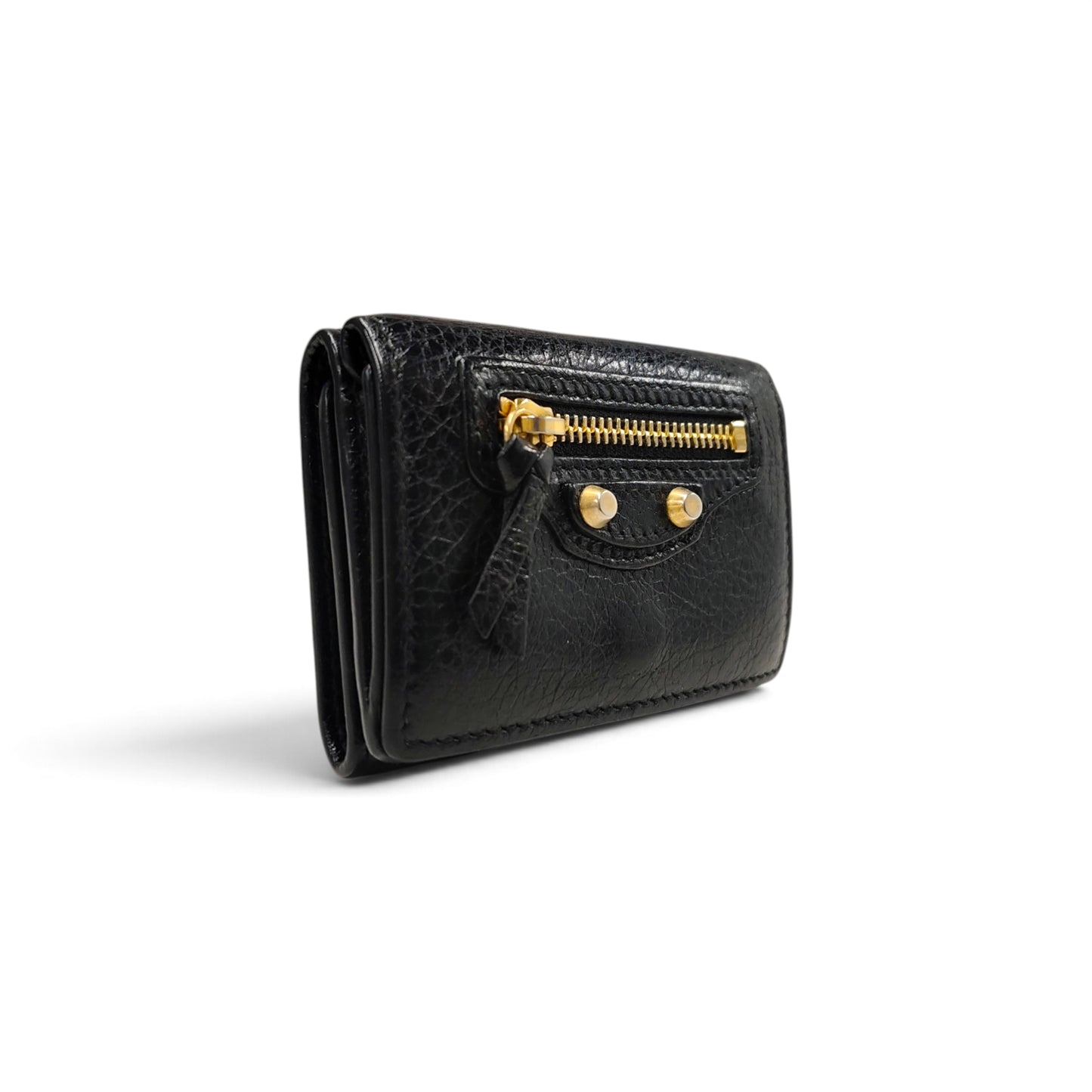 BALENCIAGA Wallet Black 477455 1000.Y.20243 Stain