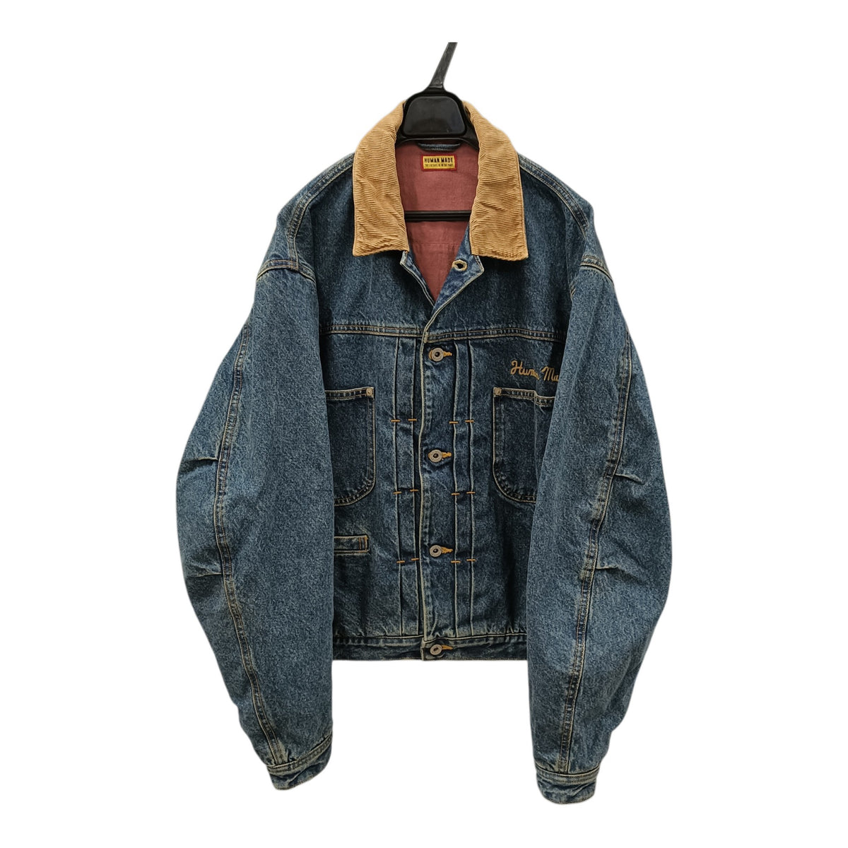 HUMAN MADE Denim Jacket SIZE L Mens Indigo HM31JK018