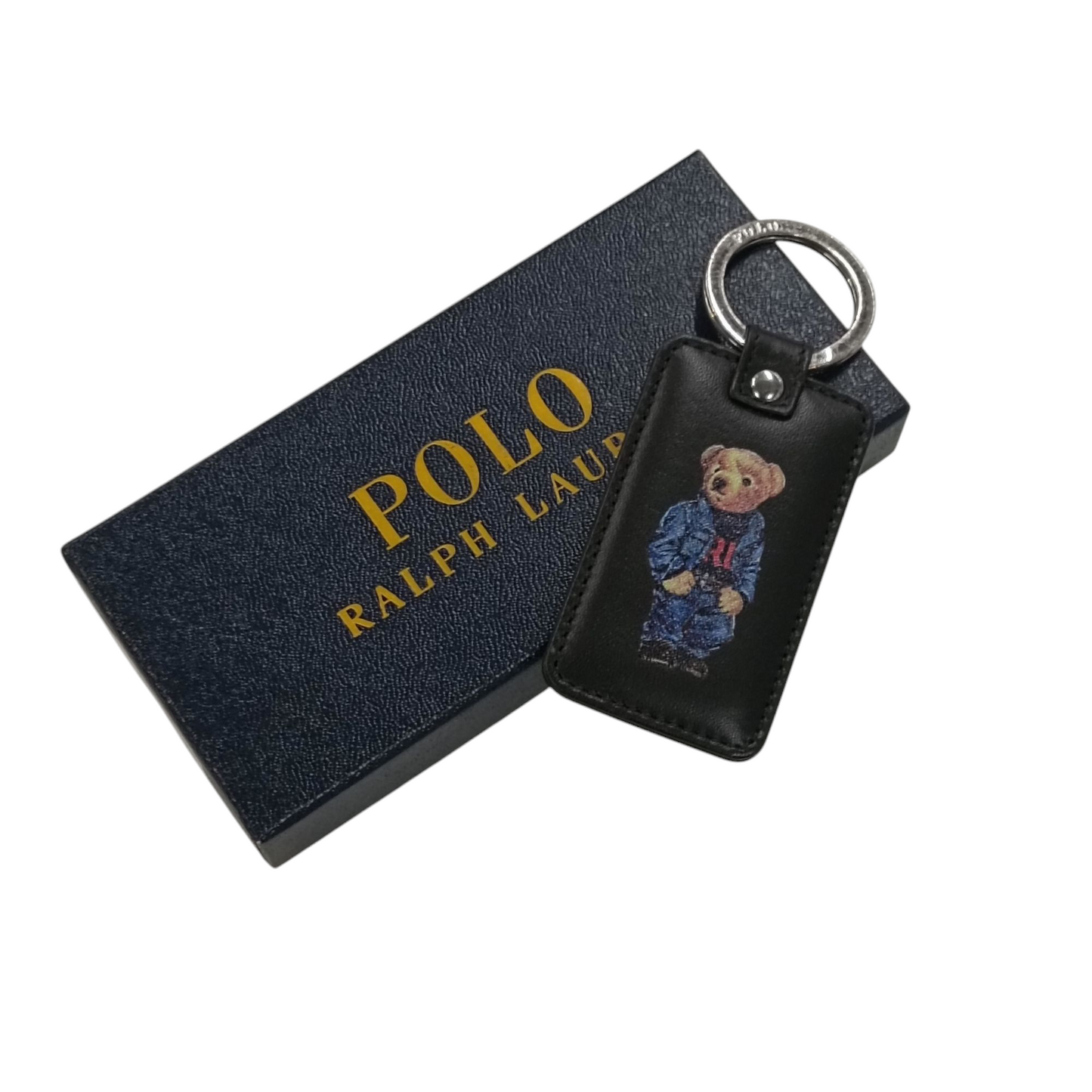 RALPH LAUREN Key Ring Black P-1105