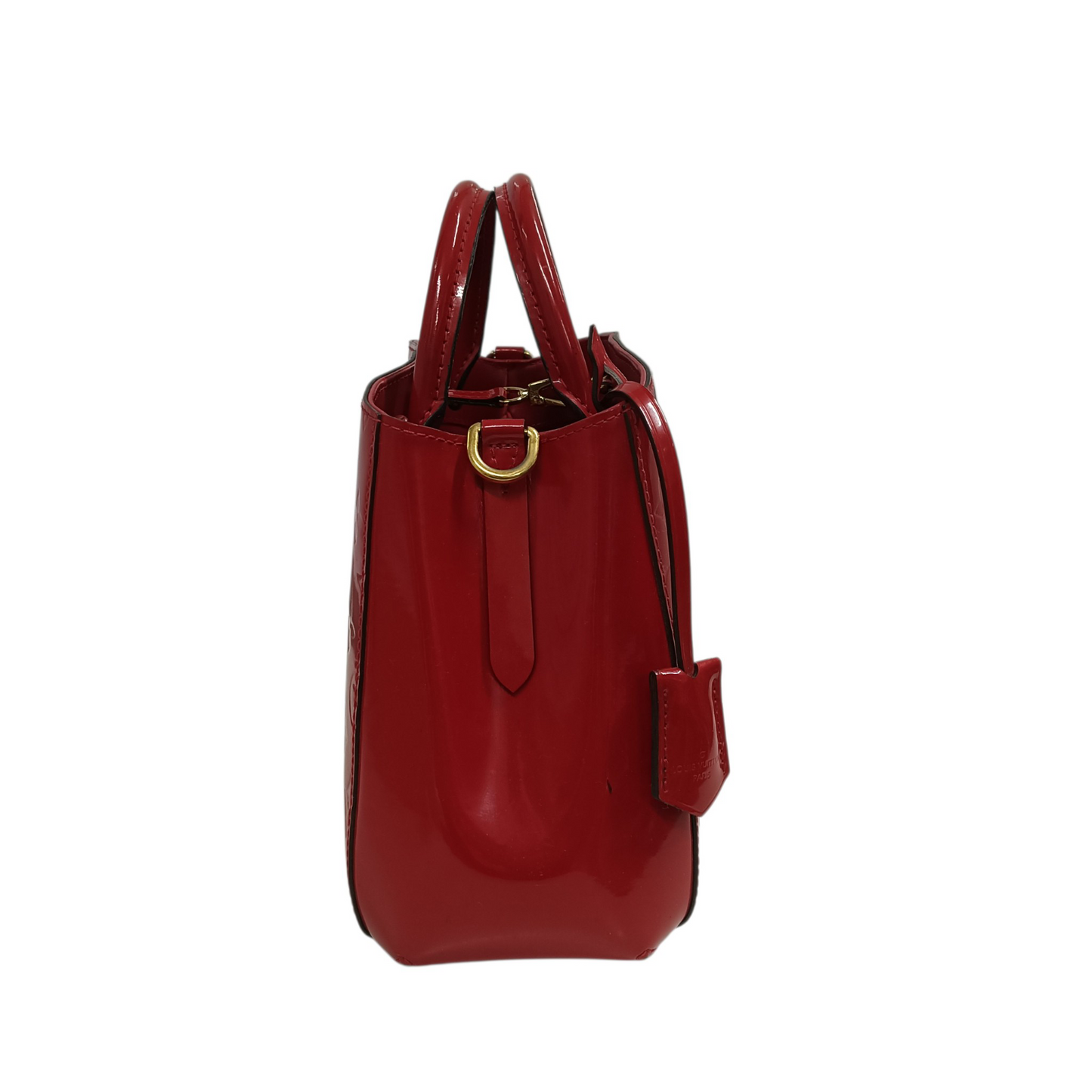 LOUIS VUITTON 2WAY Bag Monogram M50187 Red **Stain CA1185