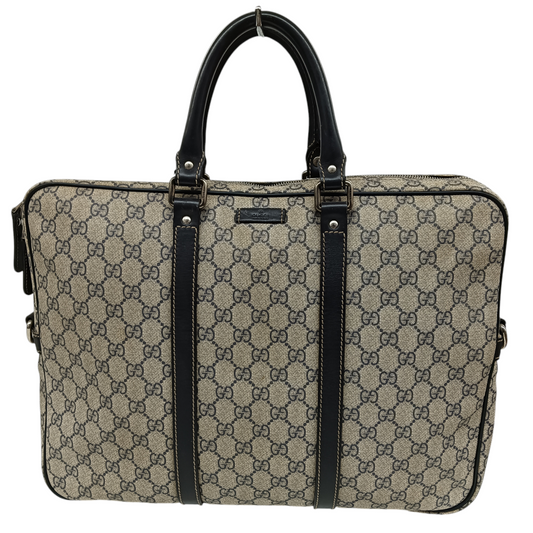 GUCCI 2WAY Bag 208468 Rank (C) Beige/Navy *Inside Stain 001998