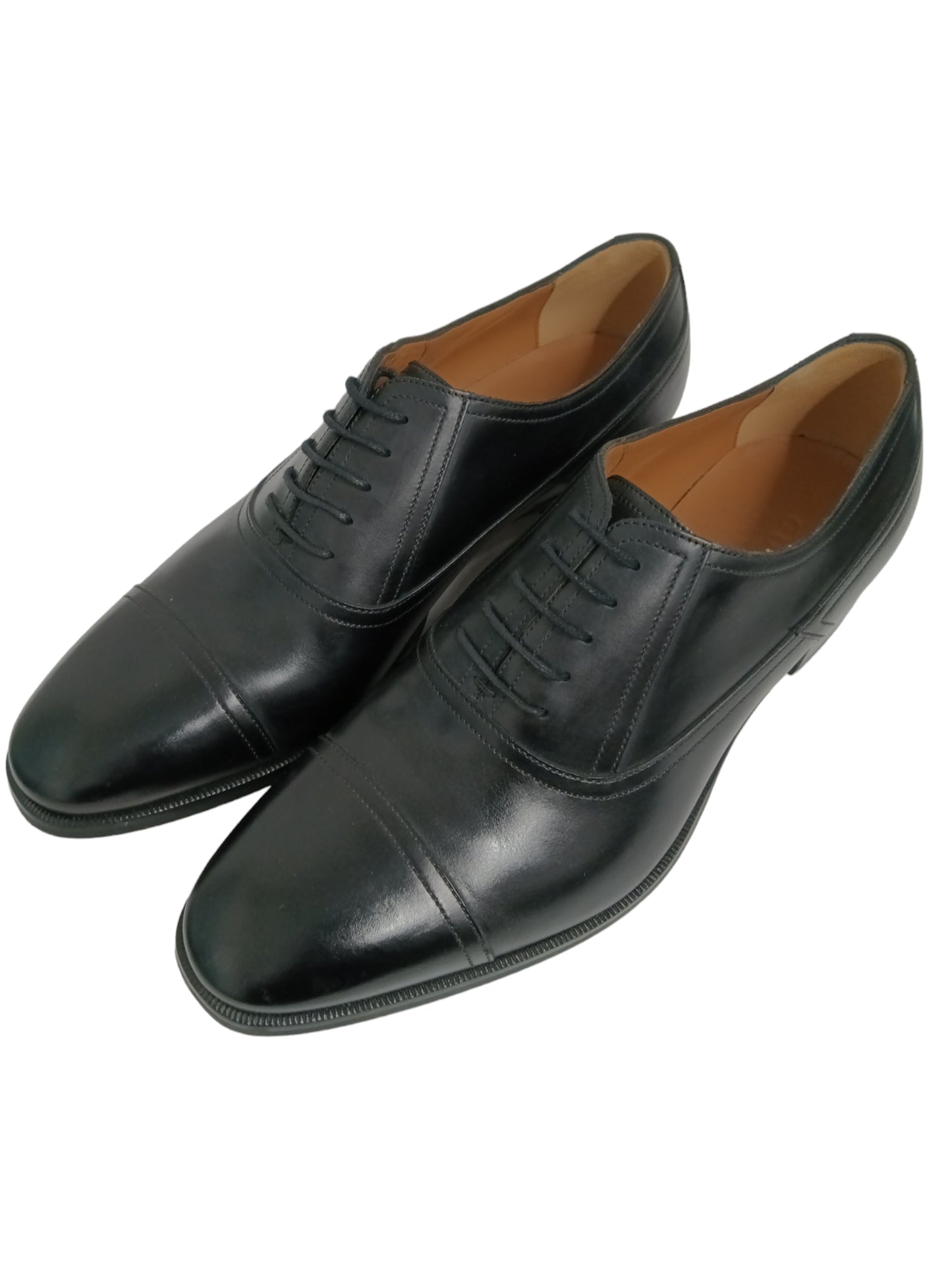 GUCCI BUSINESS SHOES SIZE 39 MEN BLACK RANK A 547662