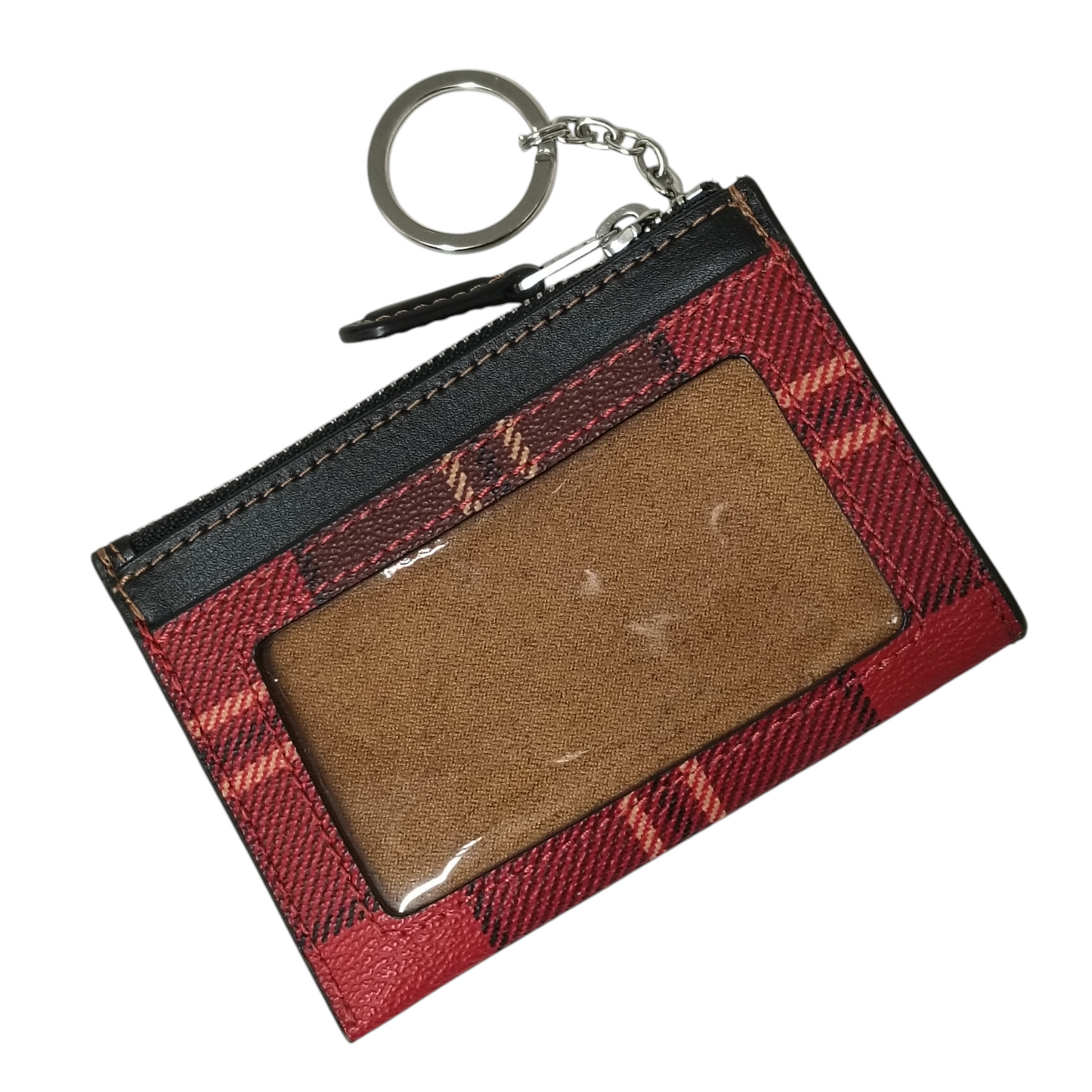 COACH Card Case CC808 Rank (A) Red/Black