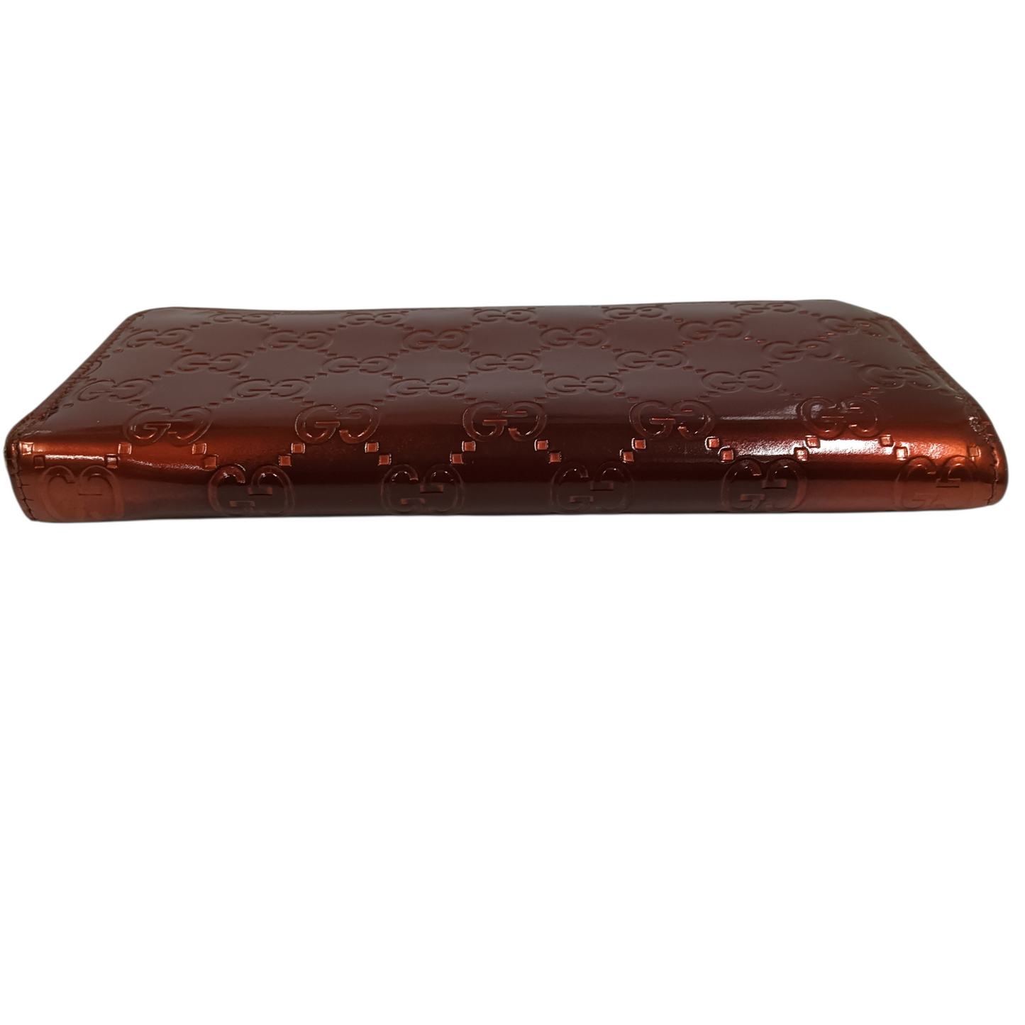 GUCCI Long Wallet 295671 Orange And Brown