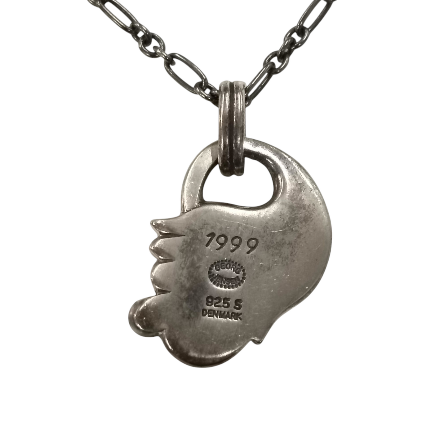Georg Jensen Necklace  Silver Pendant/1999