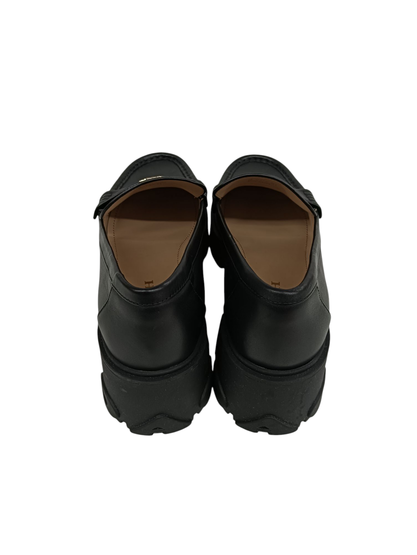 COACH Loafers Size 39.5 CM587 Lady's Black