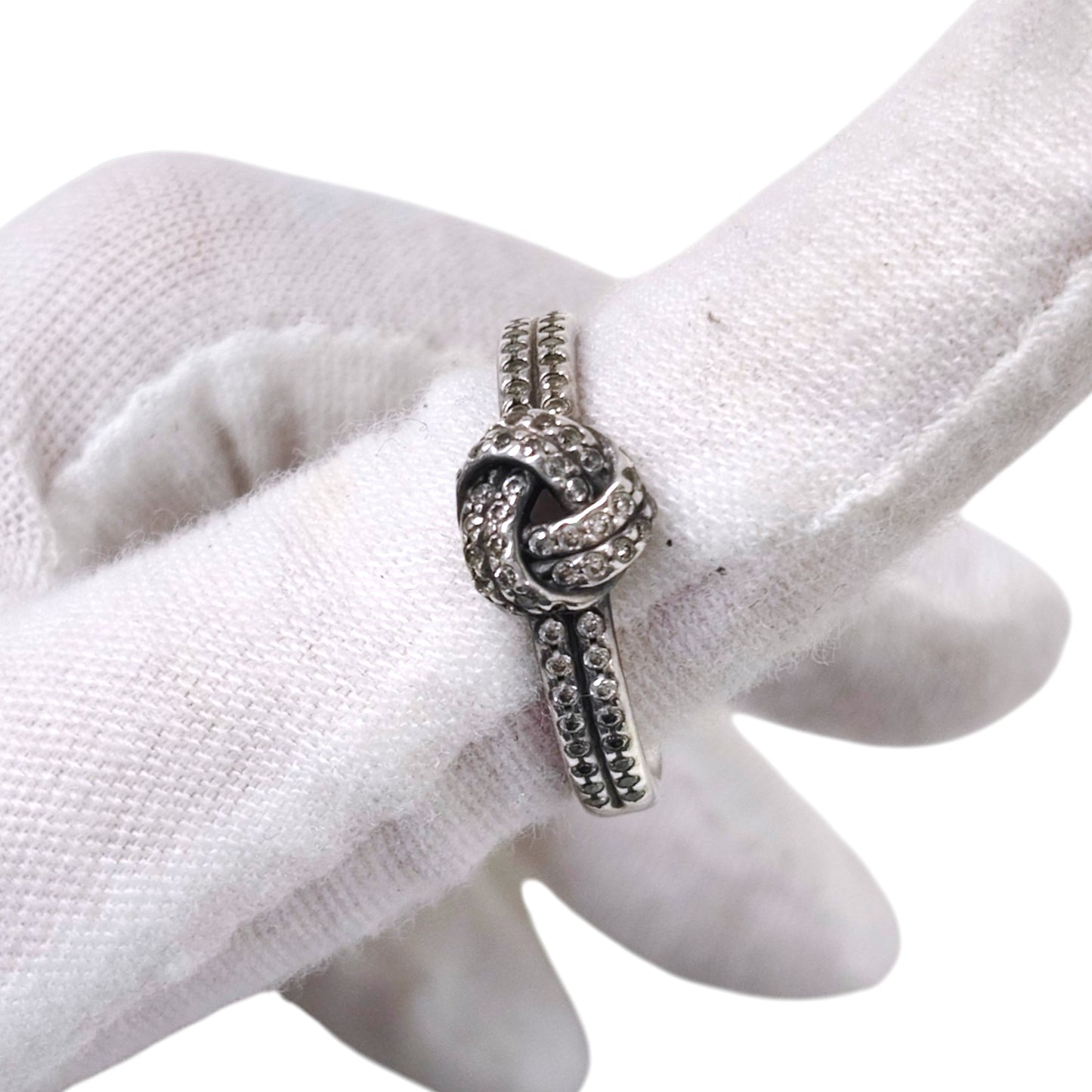 PANDORA Ring Silver Size 56 *Damage Rank BC