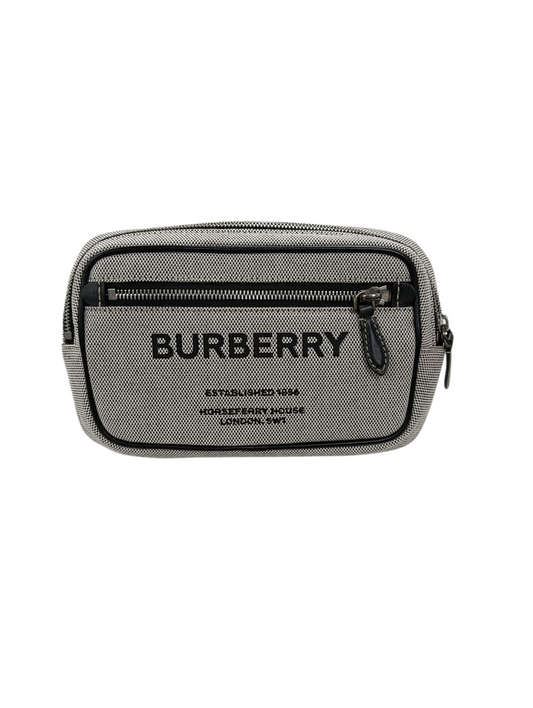 BURBERRY Waist Bag Gray/Black 8038902