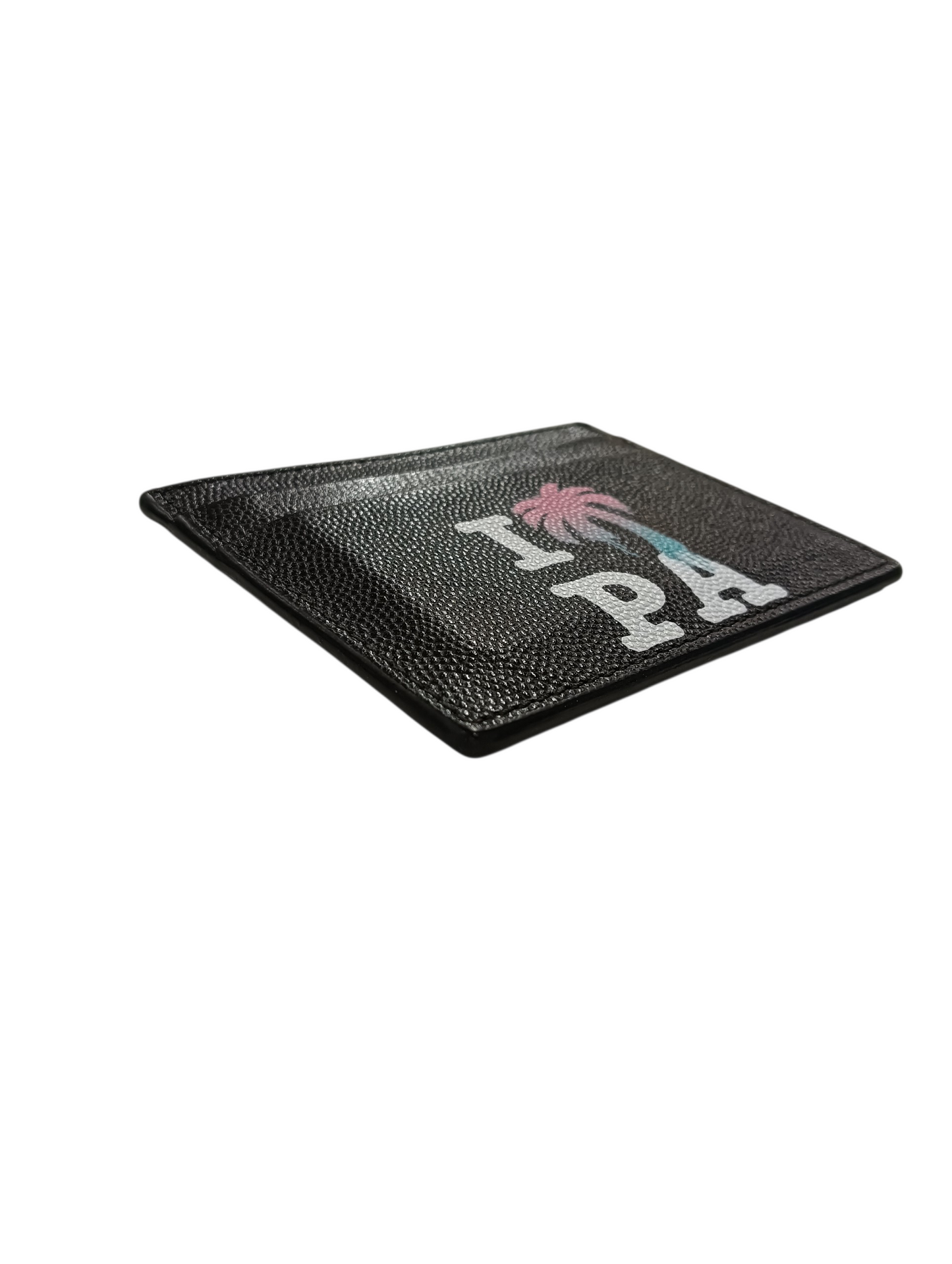 Palm Angels Card Case Black I LOVE PA