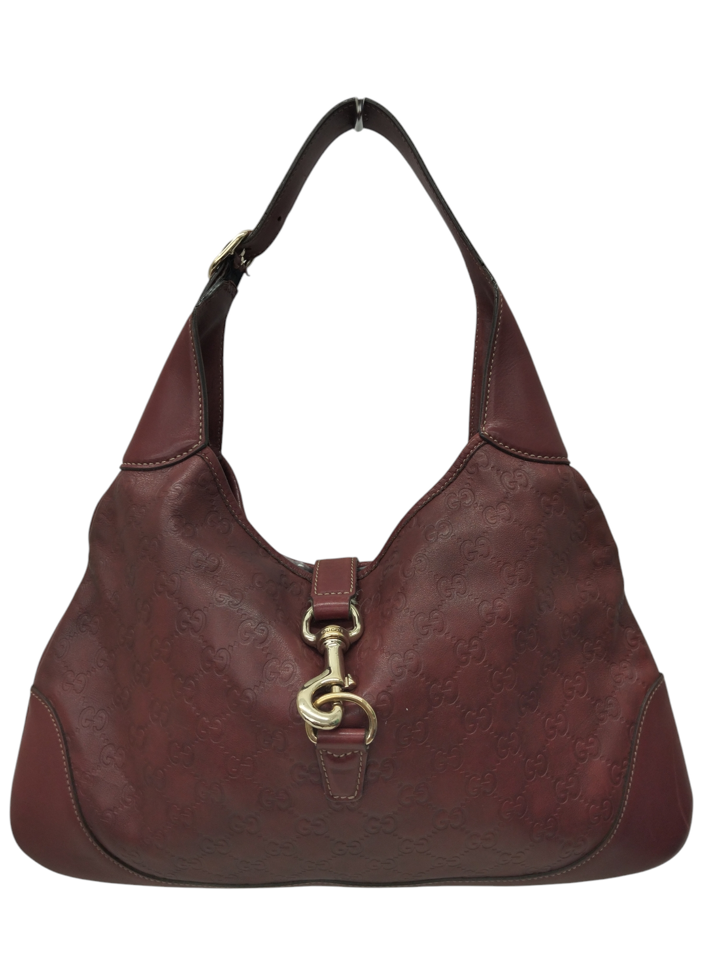 GUCCI SHOULDER BAG RED 153029 RANK (BC) DAMAGE