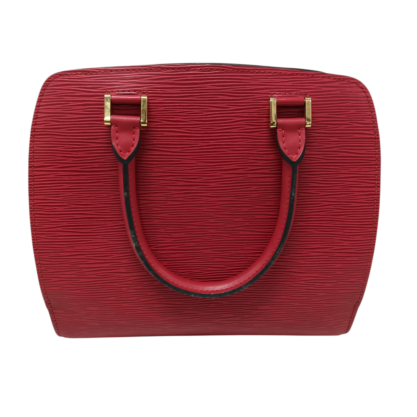 LOUIS VUITTON Handbag Epi Pont Neuf M52057 Red Stain/Damage  M11917