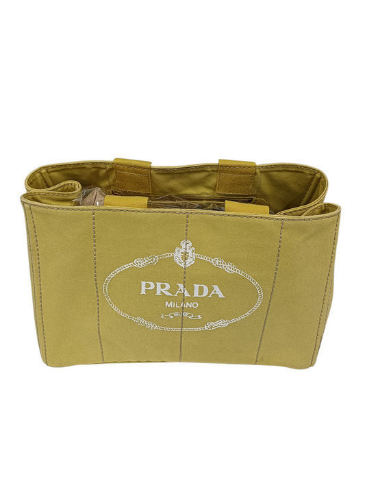 PRADA Tote Bag Rank(B) Stain