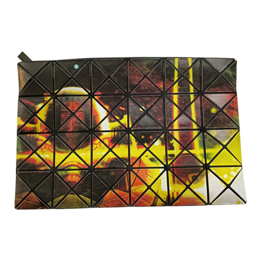 BAO BAO ISSEY MIYAKE Clutch Bag Black BB43-AG451