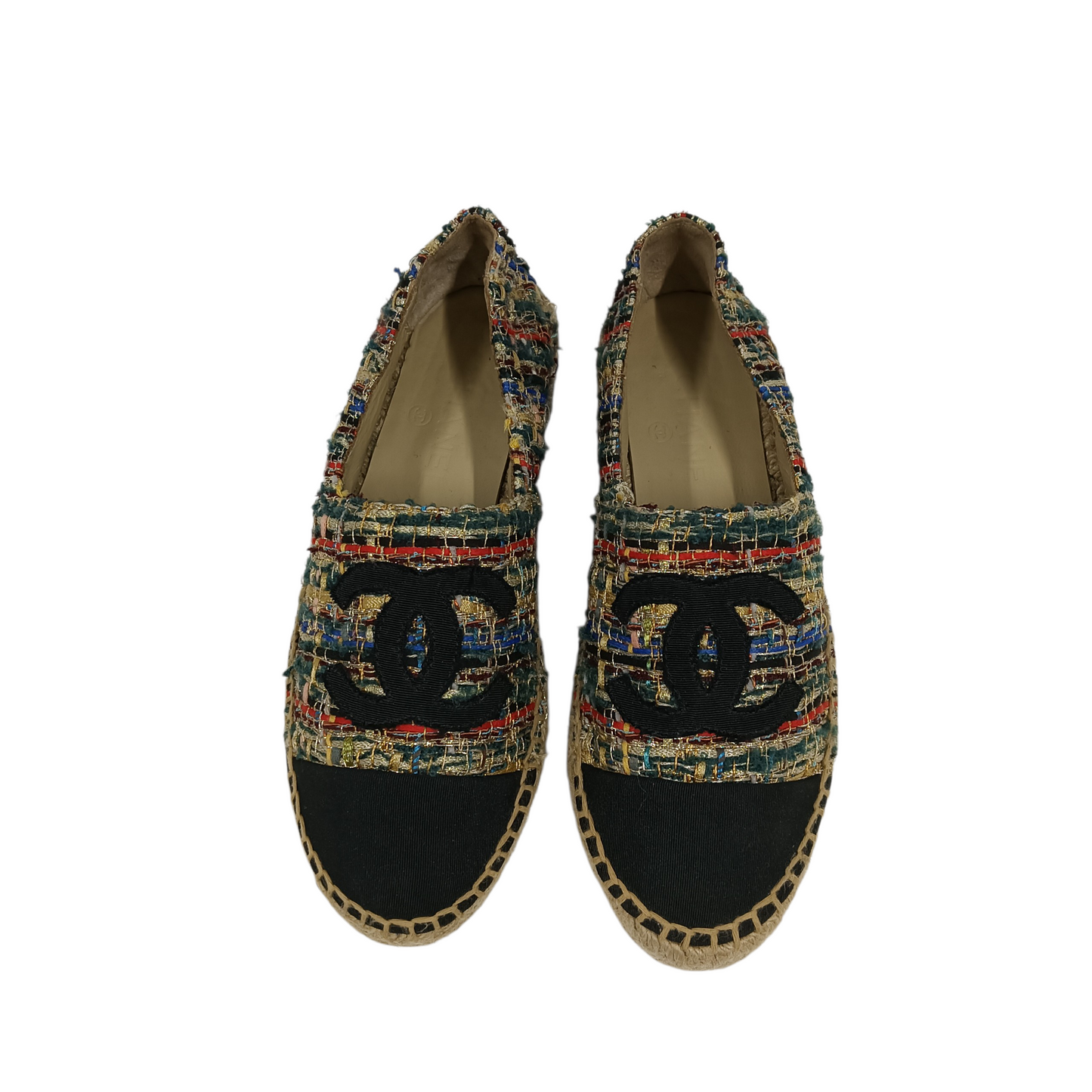 CHANEL Espadrille Lady's Multi Color BG29762