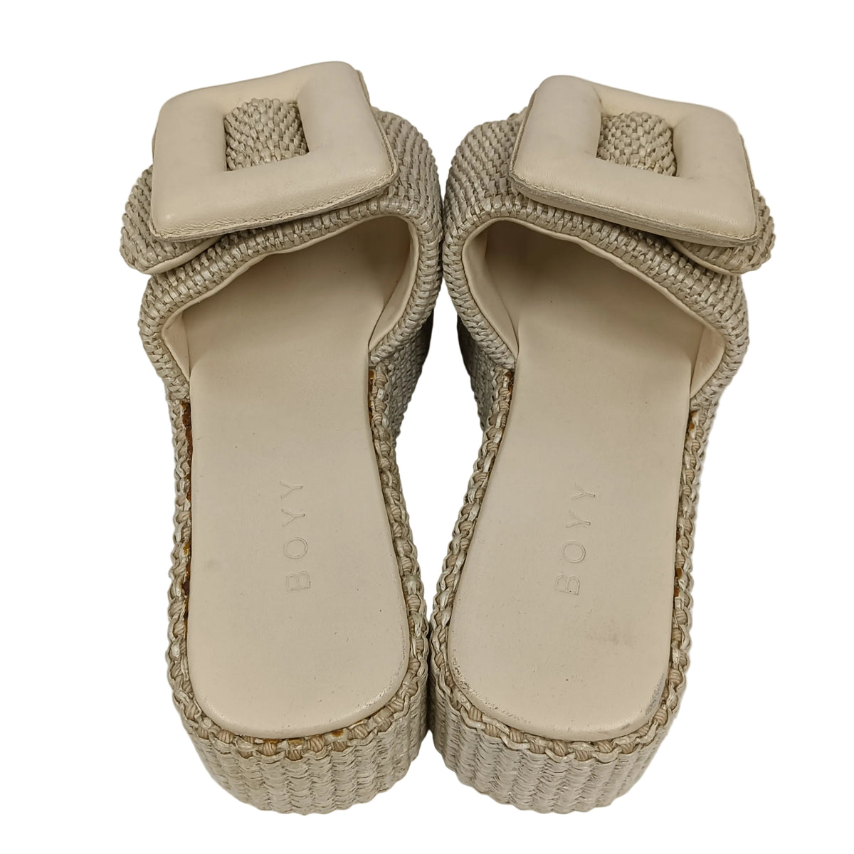 BOYY Sandal 38 Lady's Beige **Stain