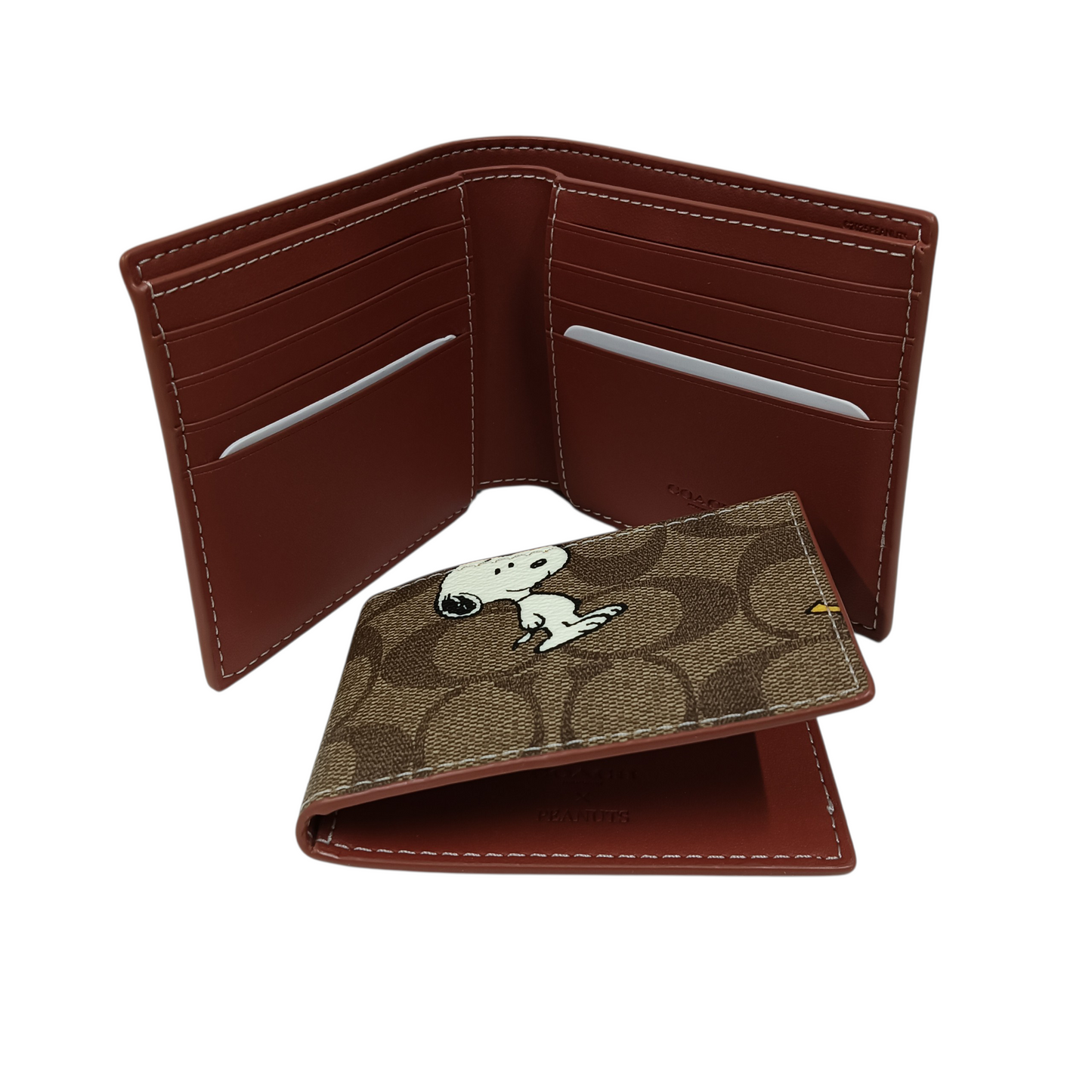 COACH x PEANUTS Wallet Brown CE714