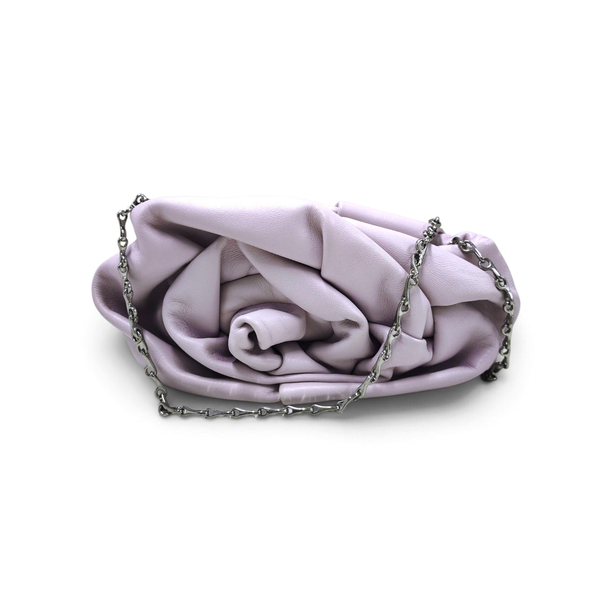 BURBERRY Clutch Bag Purple 80791861 Rank B
