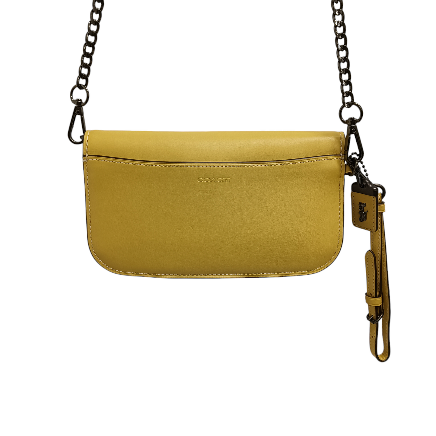 COACH Shoulder bag Yellow 30009