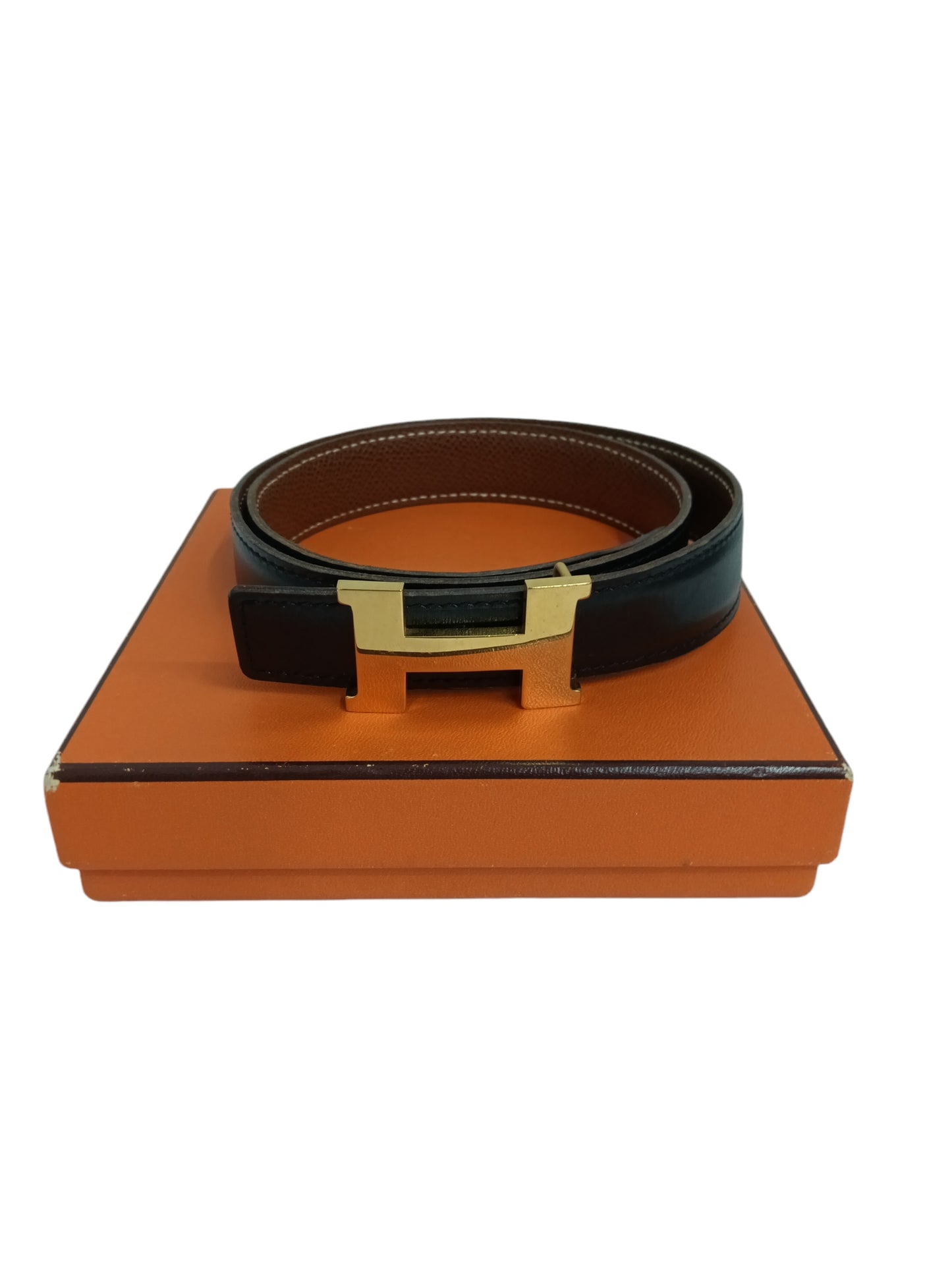 HERMES BELT BLACK F 3T7