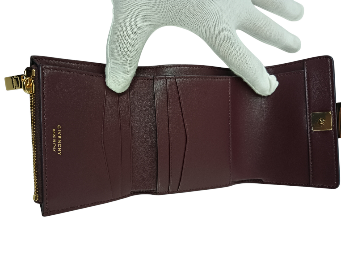 GIVENCHY Wallet AL B 0272 Rank (A) Burgundy